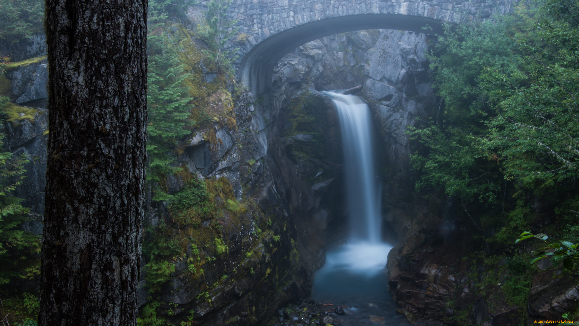 природа, водопады, национальный, парк