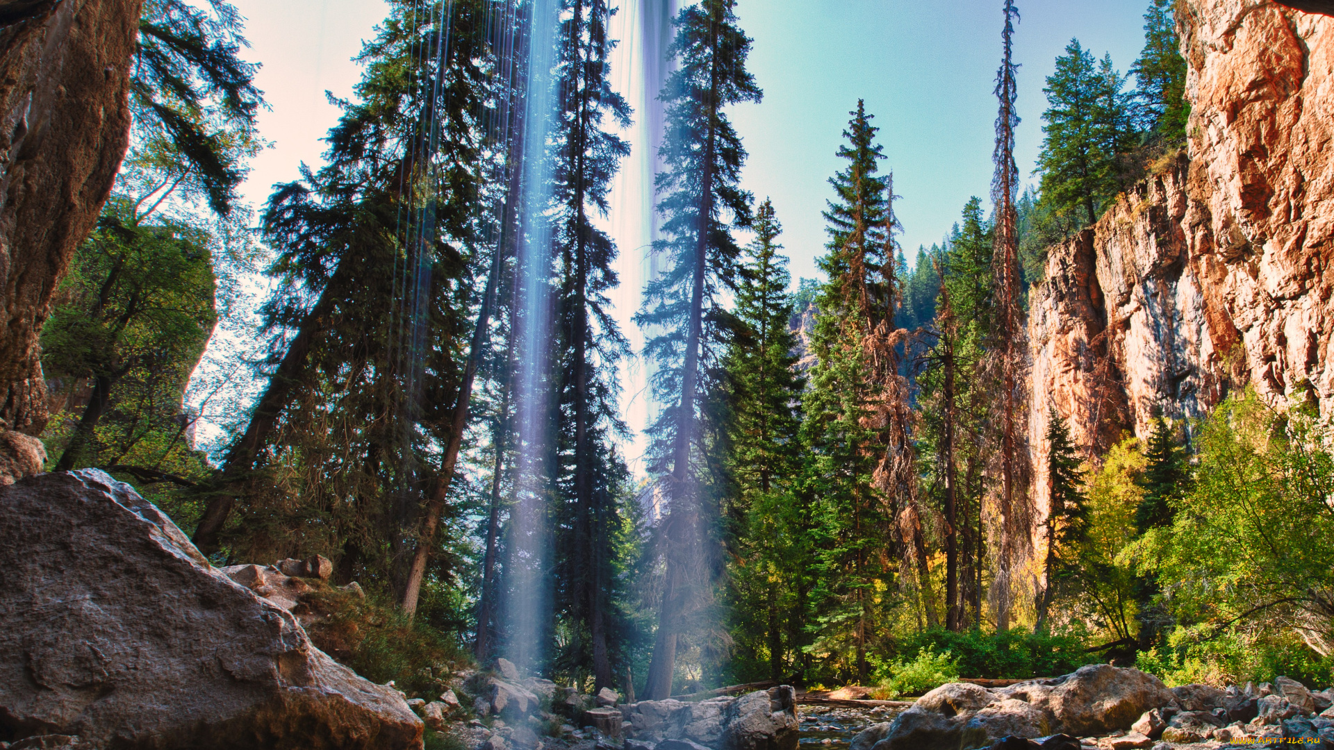 природа, водопады, вода