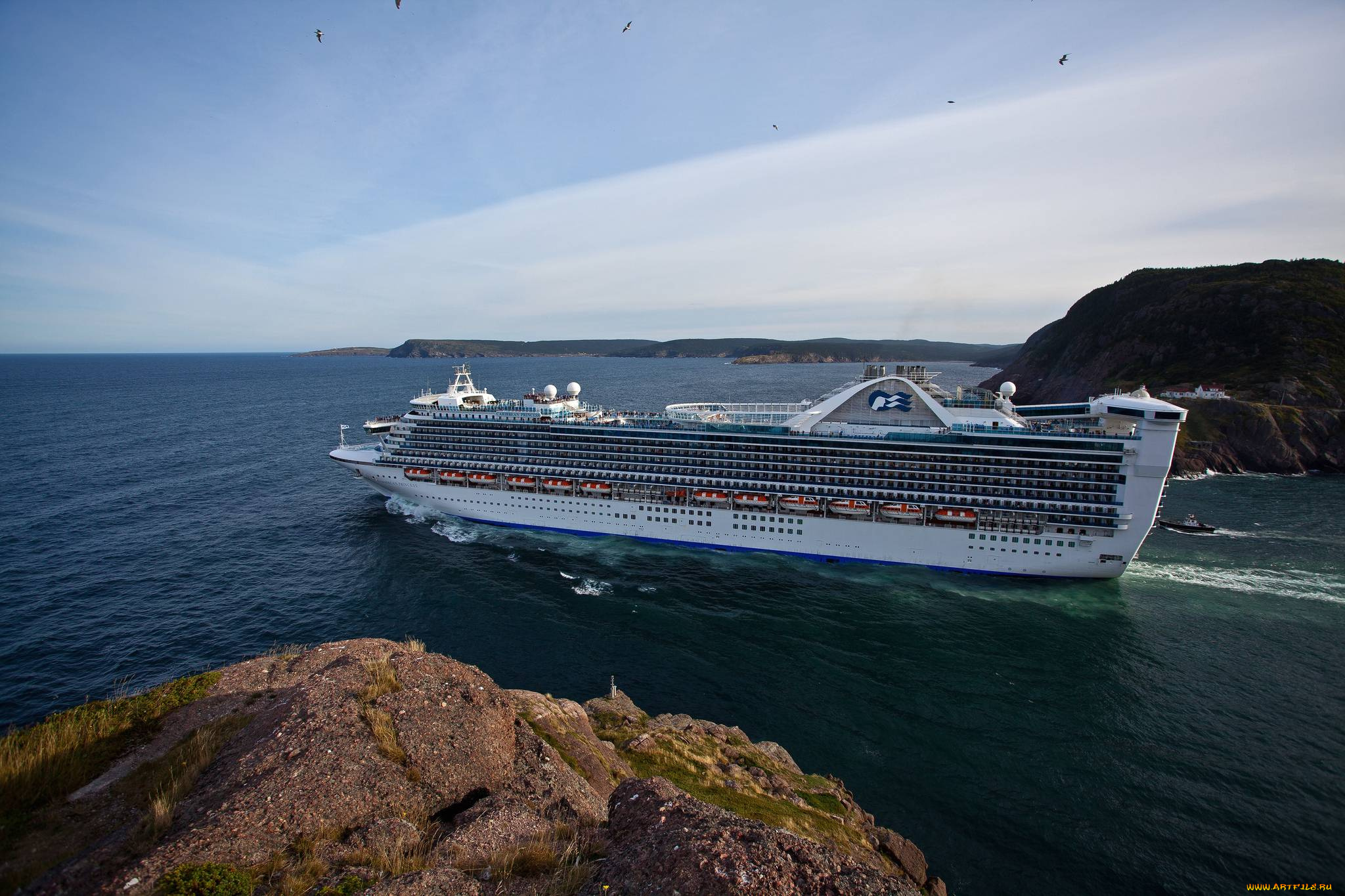 корабли, лайнеры, круиз, вода