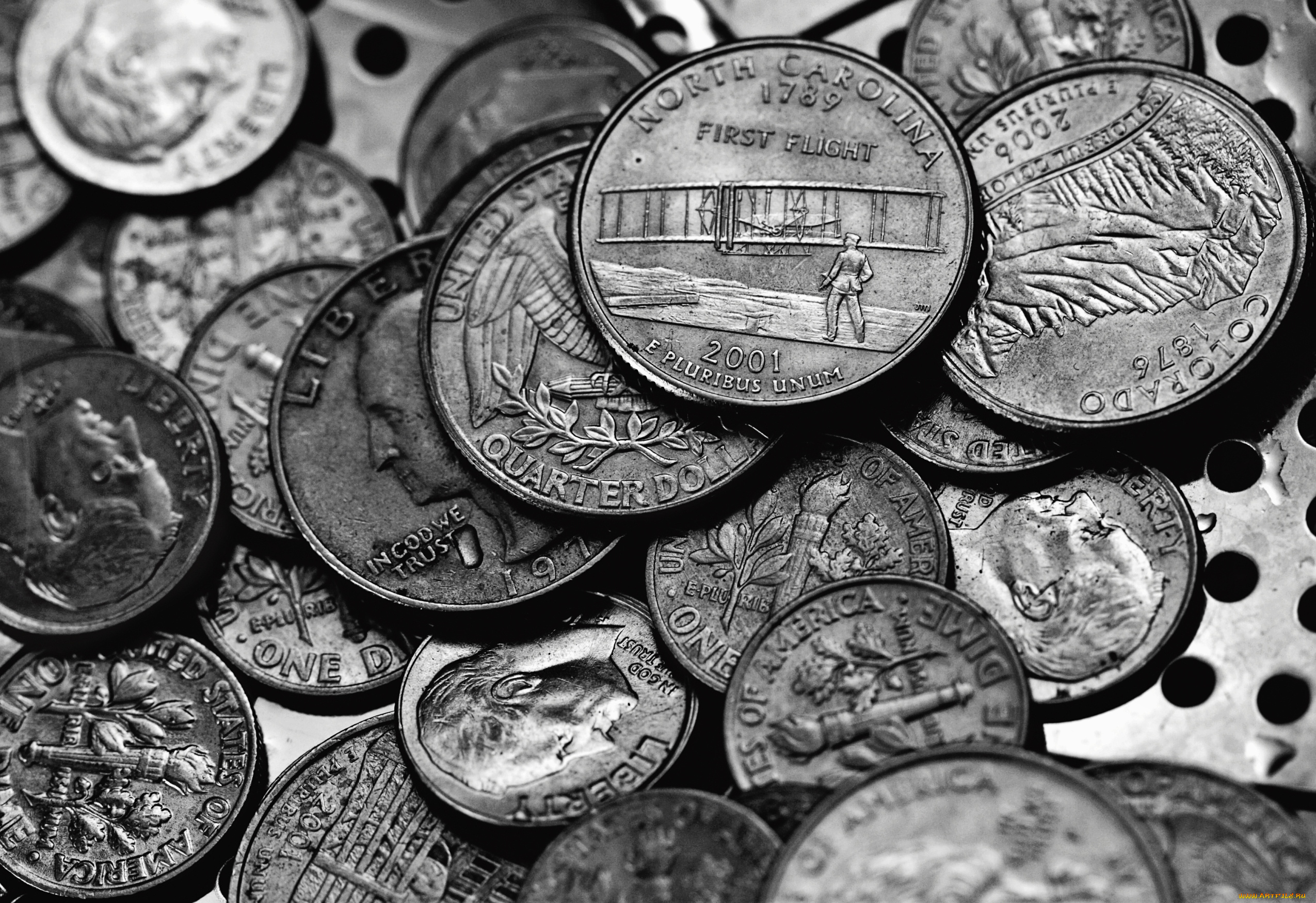 разное, золото, купюры, монеты