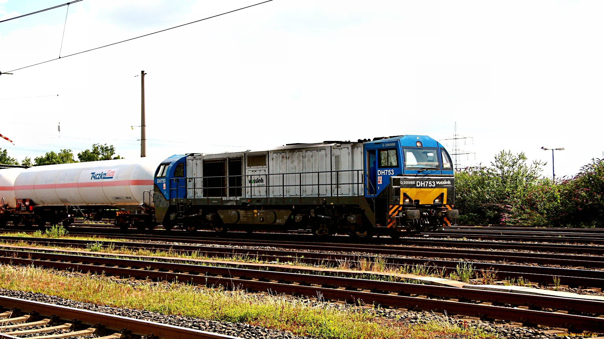 техника, поезда, цистерны, локомотив, рельсы, железная, дорога