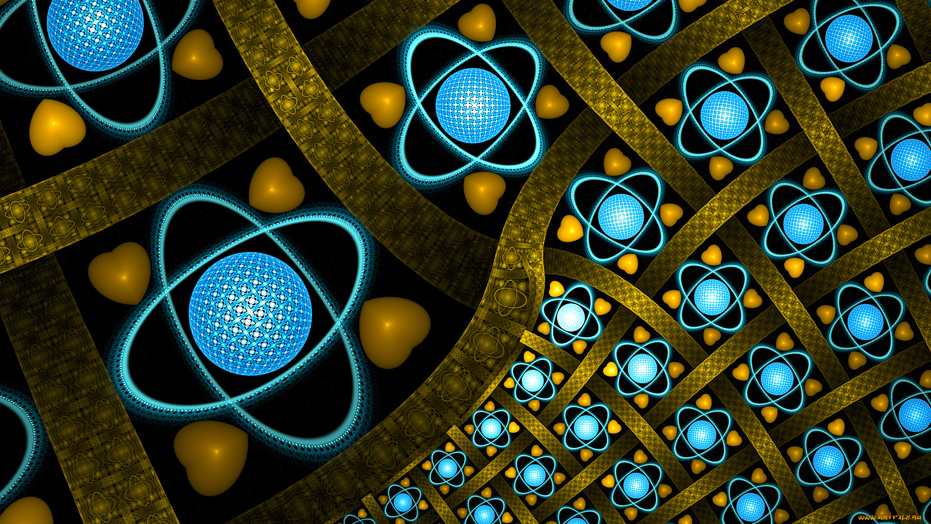 3д, графика, фракталы, , fractal, цвета, фон, узор