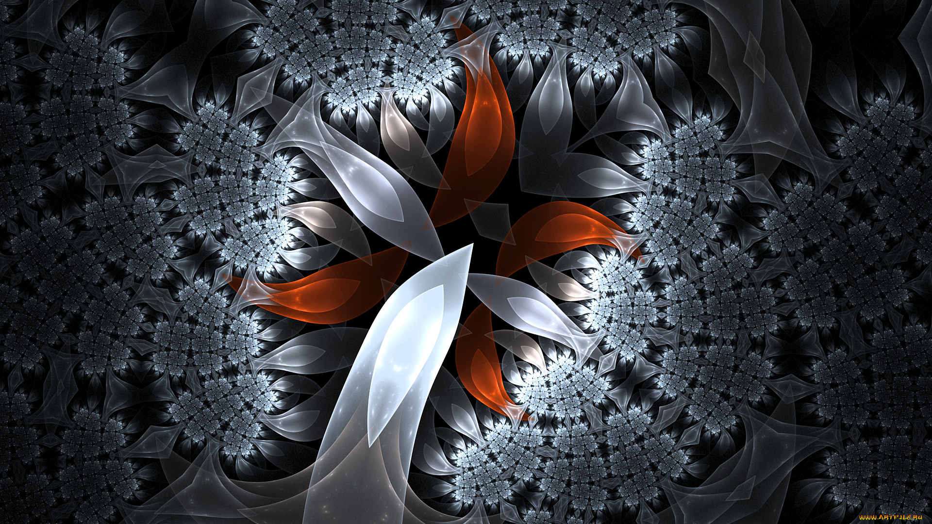 3д, графика, фракталы, , fractal, фон, узор, цвета