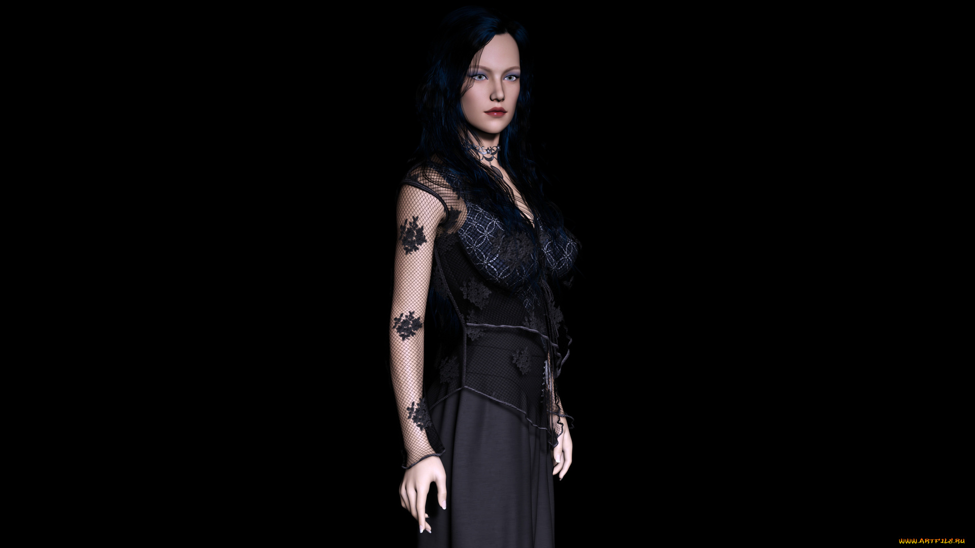 3д, графика, люди, , people, девушка, фон, взгляд