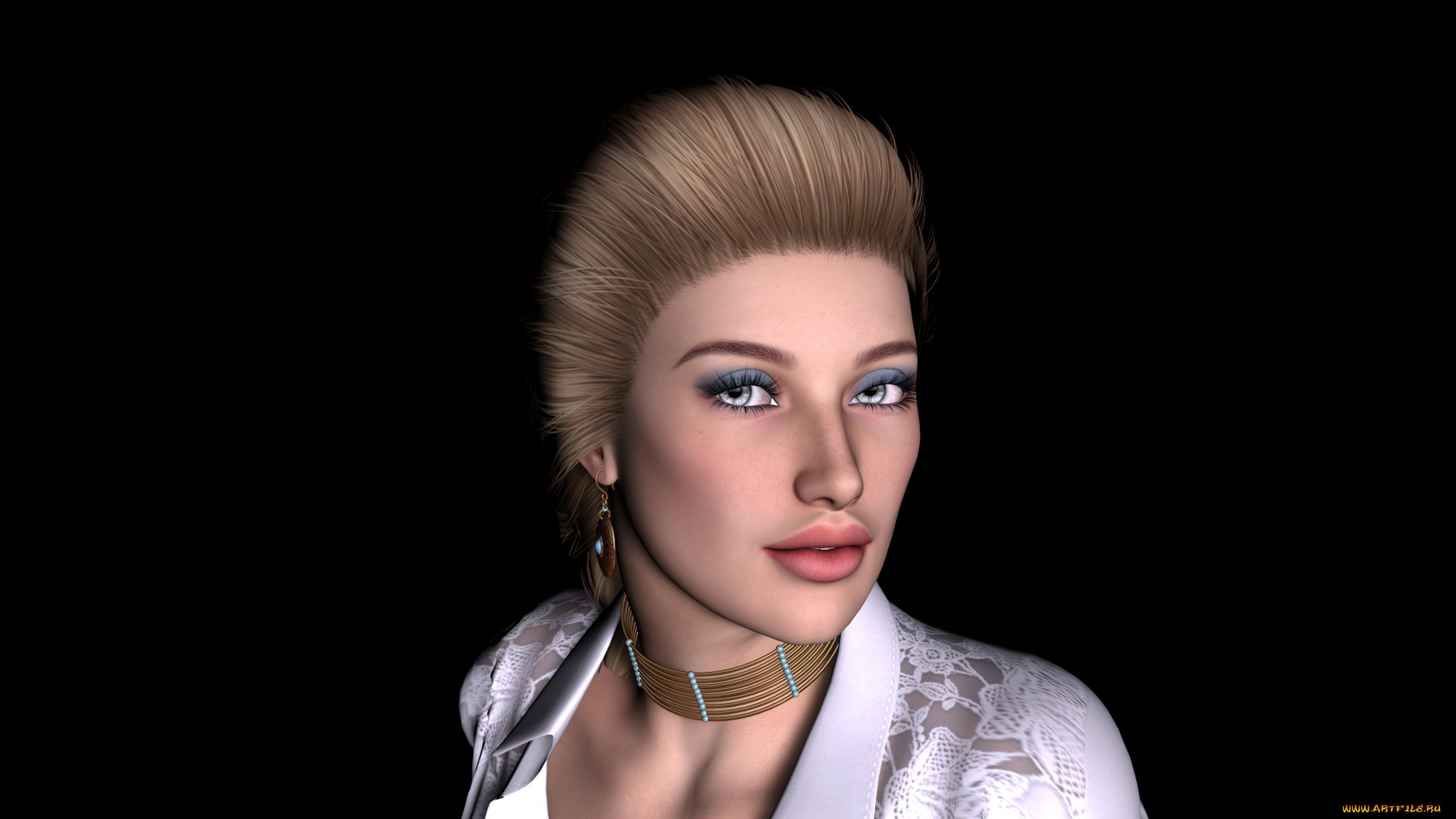 3д, графика, люди, , people, девушка, фон, взгляд