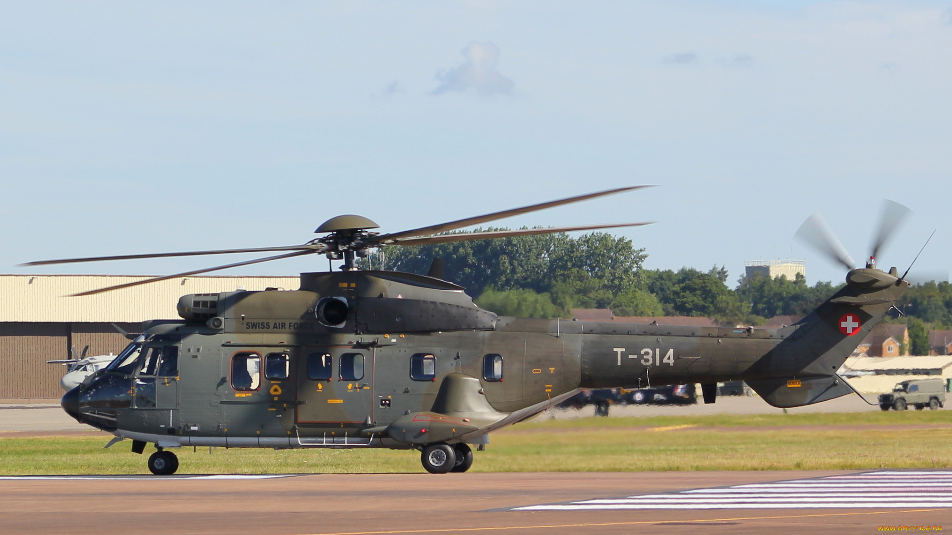 aerospatiale, puma, swiss, air, force, авиация, вертолёты, вертушка, аэродром