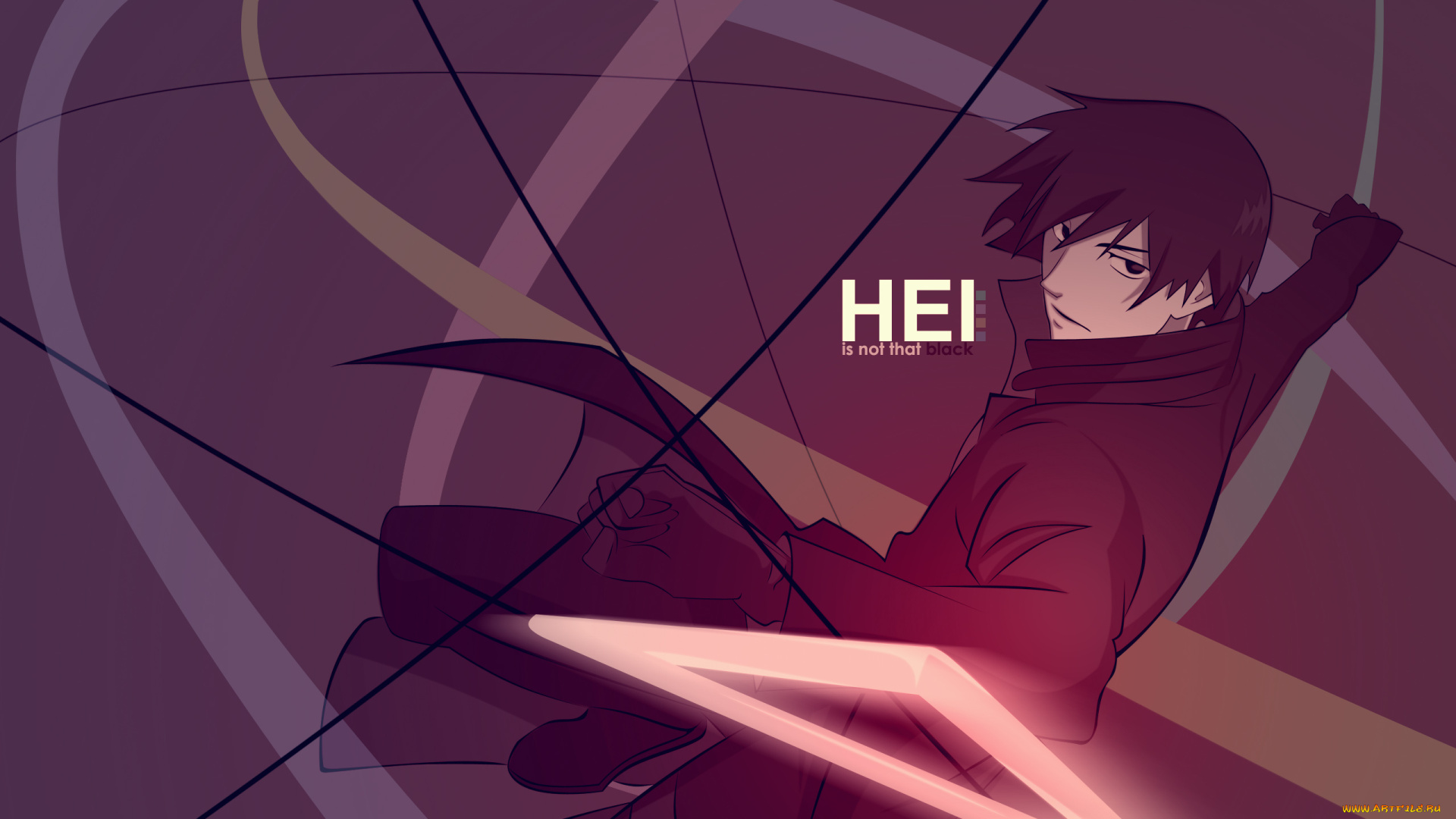 аниме, darker, than, black, мужчина, оружие, леска, hei