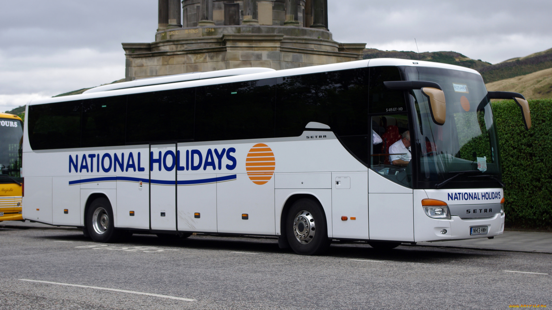 автомобили, автобусы, туристический, автобус