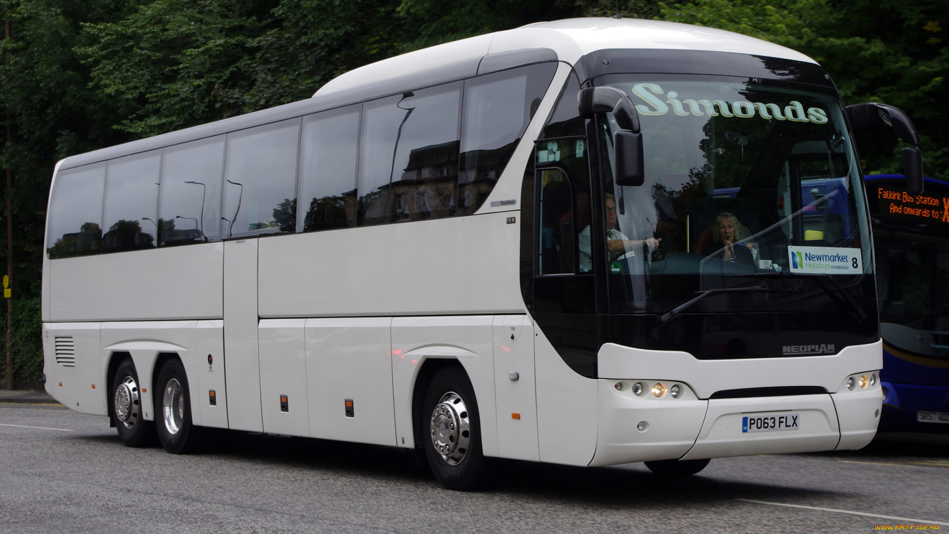 автомобили, автобусы, туристический, автобус