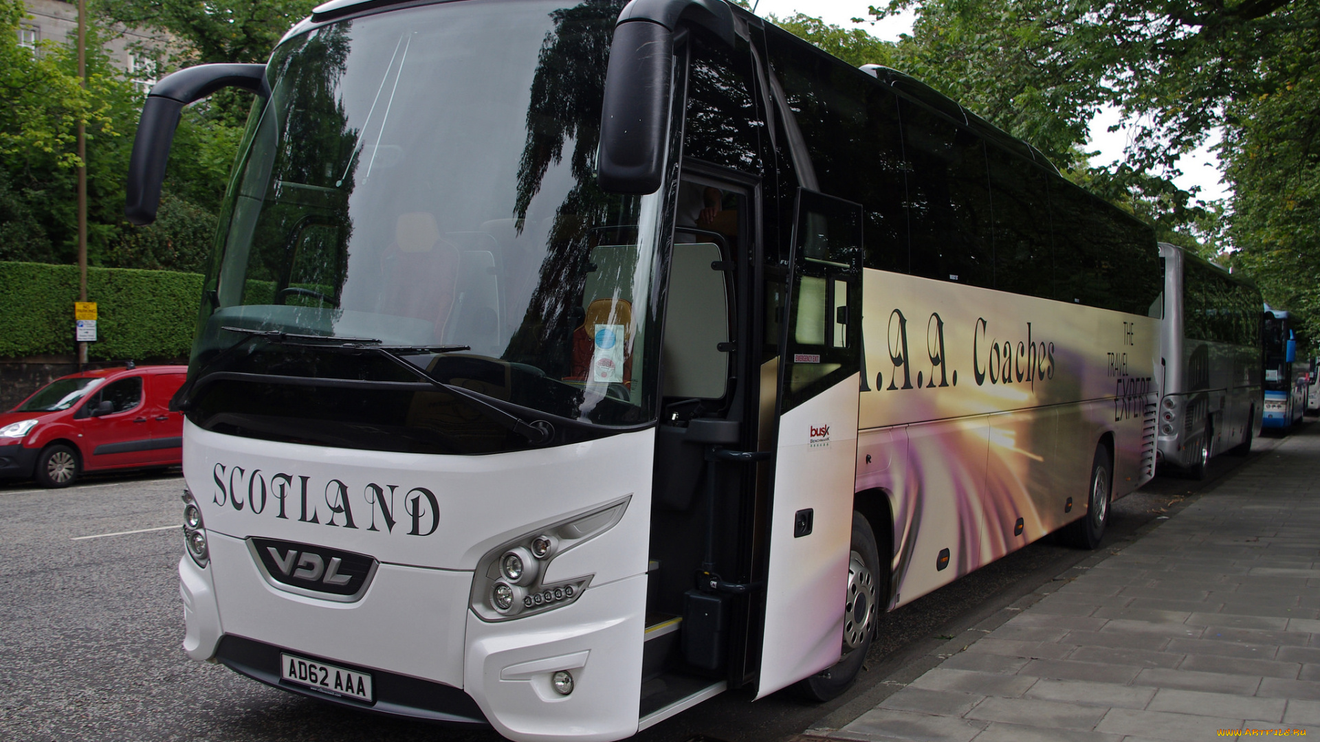 автомобили, автобусы, туристический, автобус