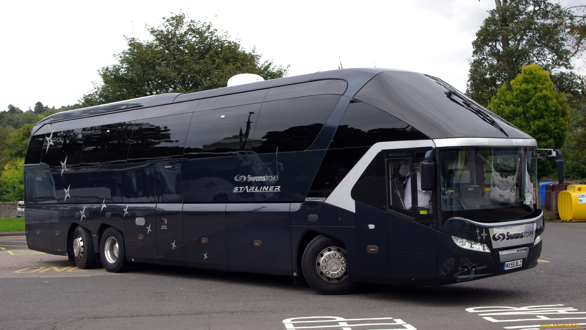 автомобили, автобусы, туристический, автобус