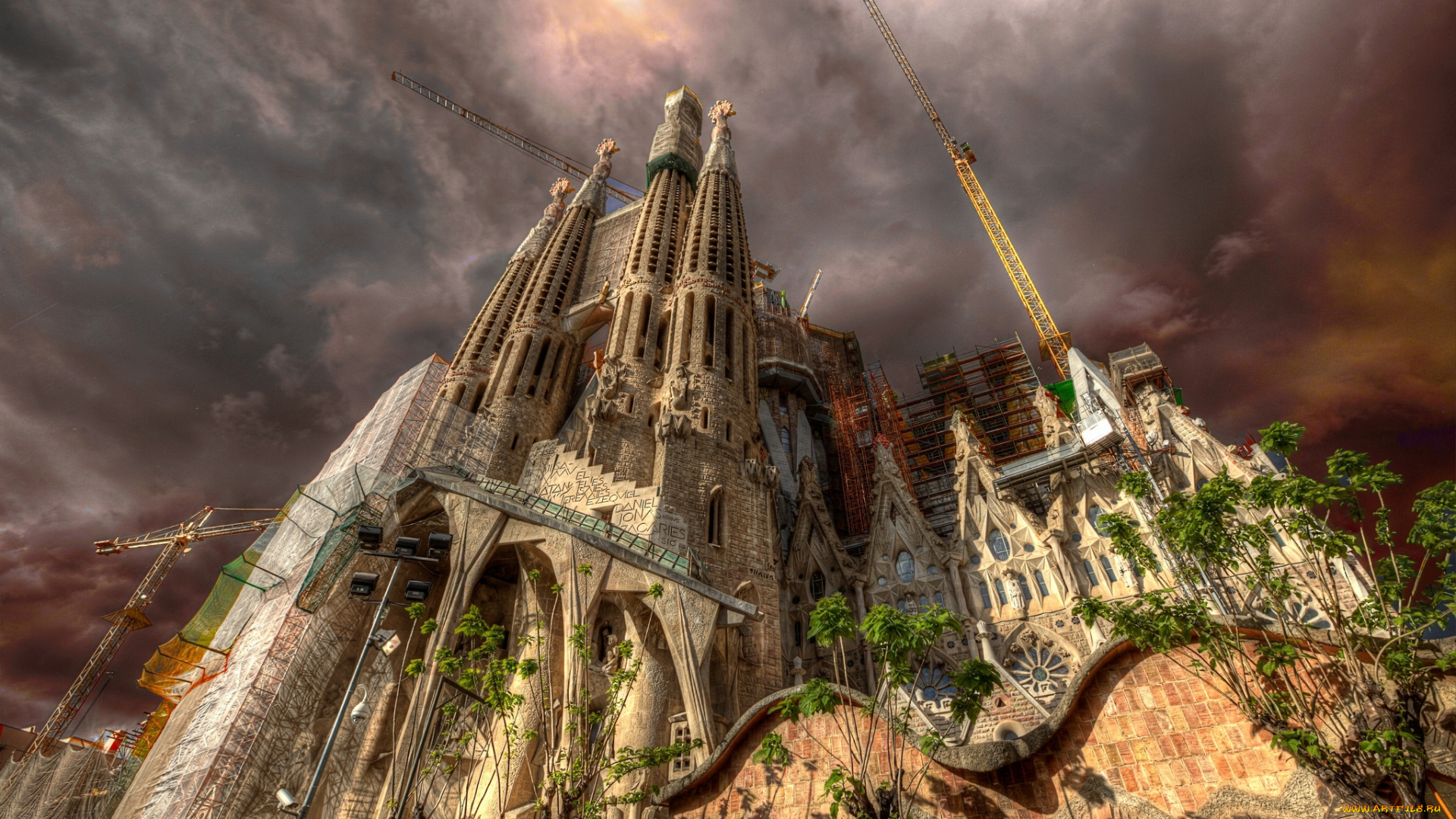 barcelona, -, sagrada, familia, города, барселона, , испания, высотное, здание