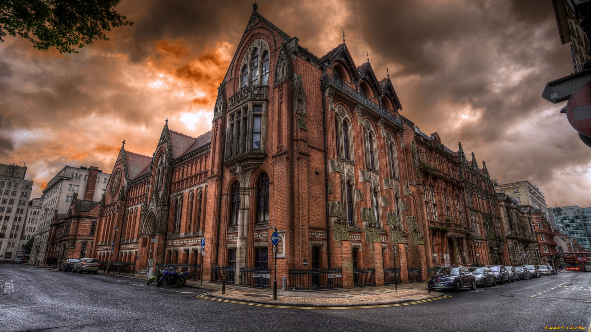 birmingham, города, -, здания, , дома, здание, площадь