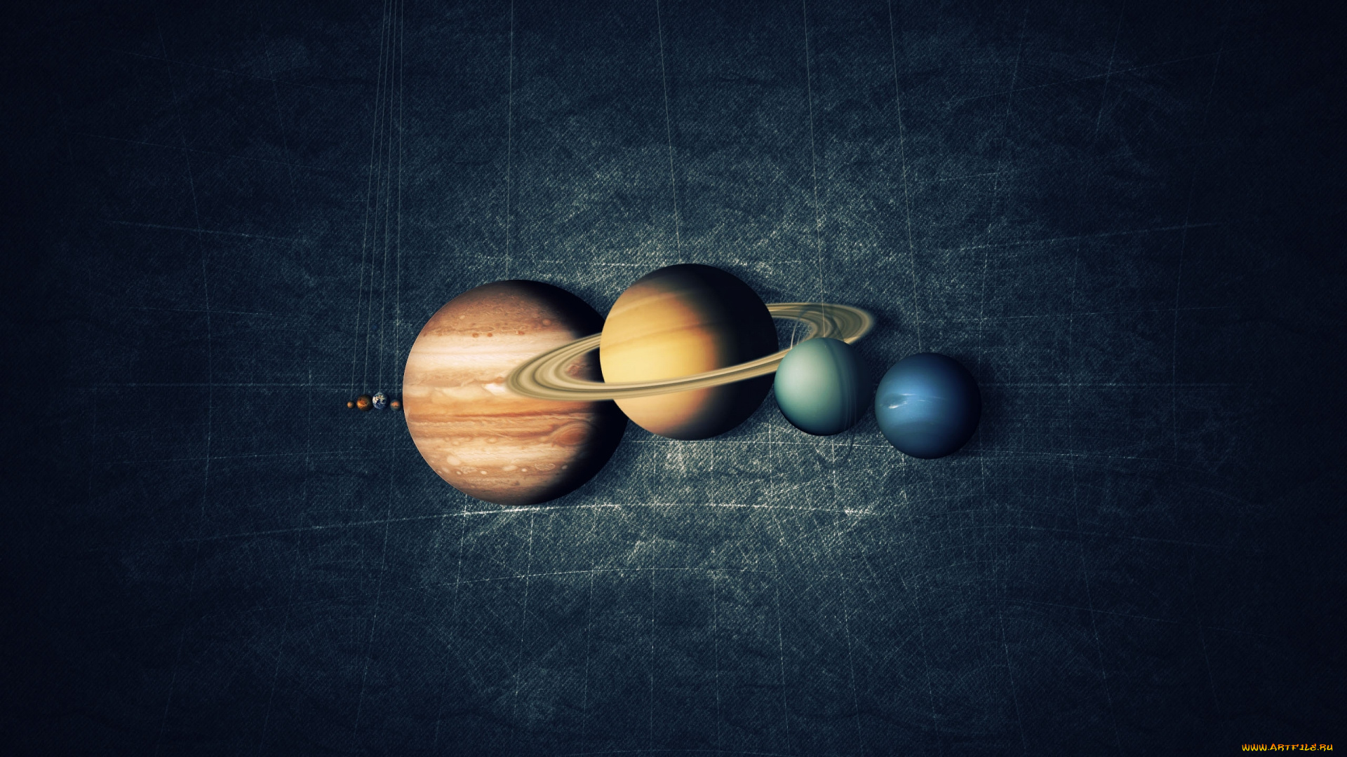 космос, арт, планеты