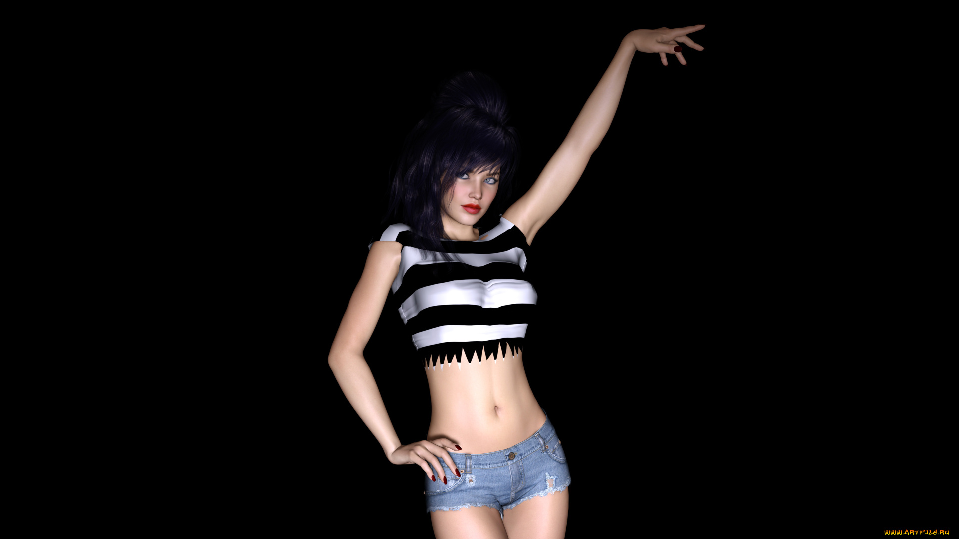 melanie, 3д, графика, люди, , people, девушка, фон, взгляд