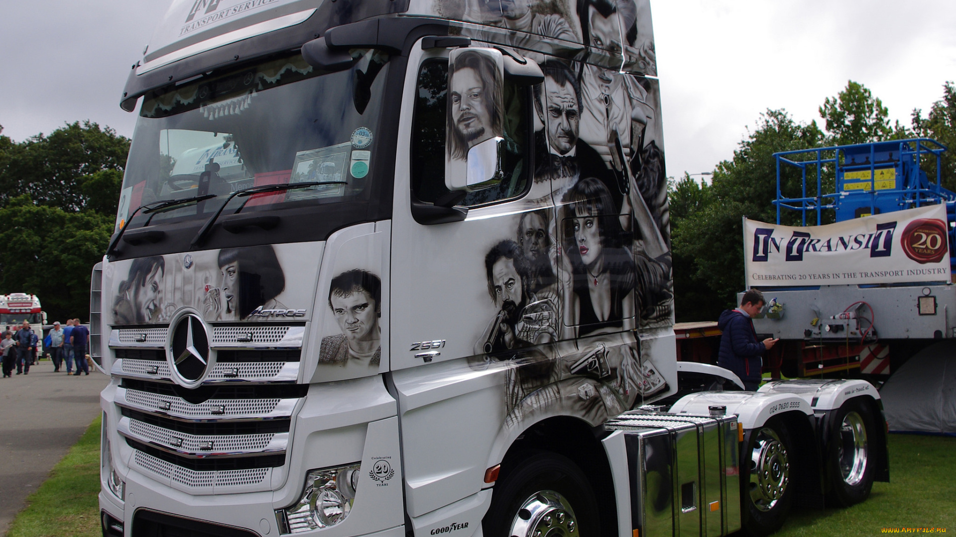 mercedes, actros, 2551, автомобили, mercedes, trucks, тягач, седельный, грузовик, тяжелый