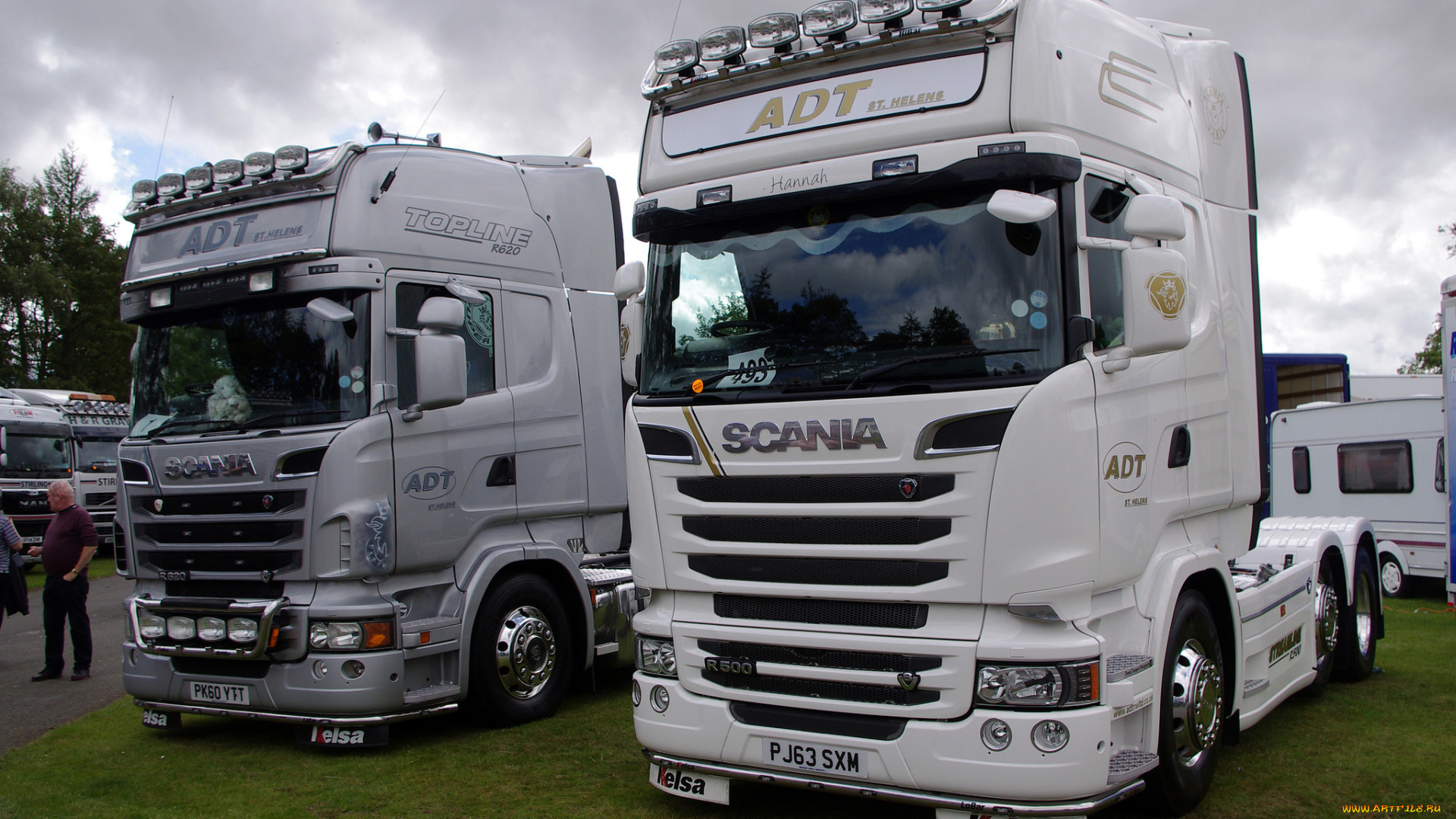 scania, r500, автомобили, scania, , выставка, улица, тягач, тяжелый, седельный, грузовик