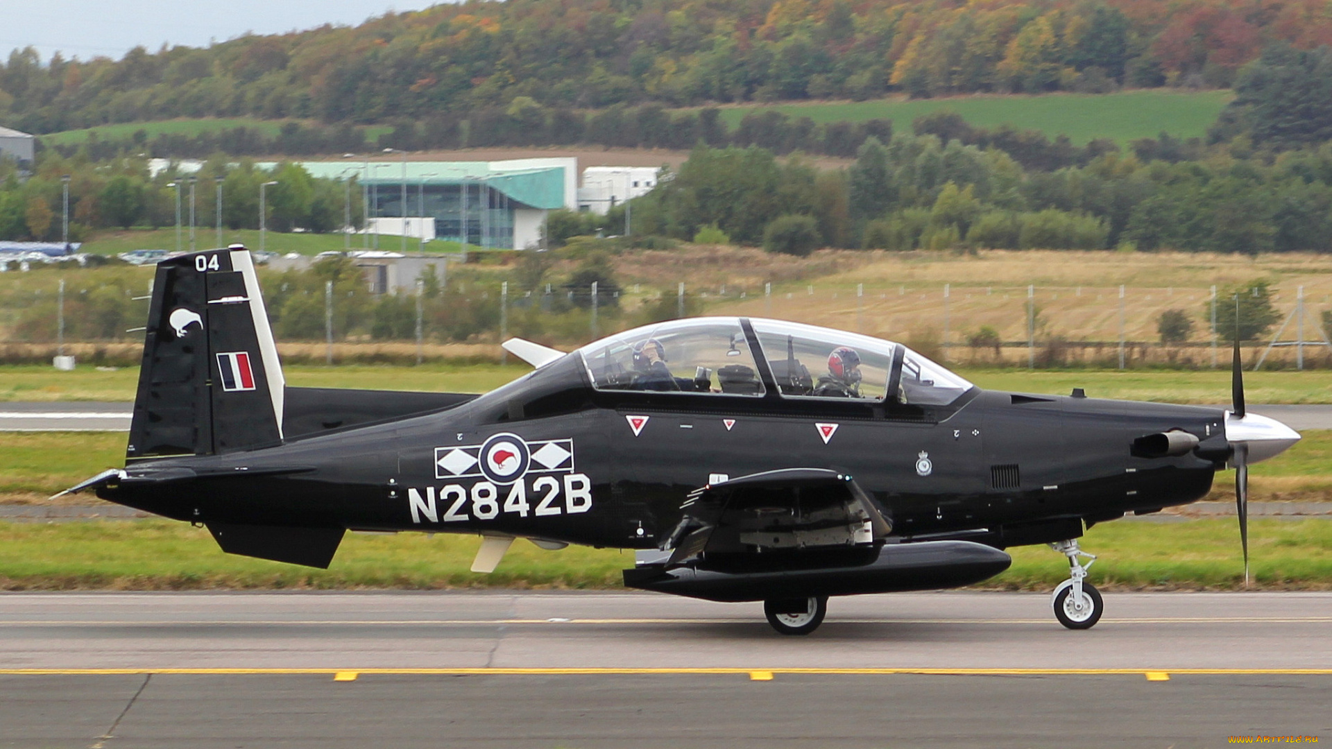 t-6, texan, rnzaf, авиация, лёгкие, и, одномоторные, самолёты, полоса, аэродром, самолет