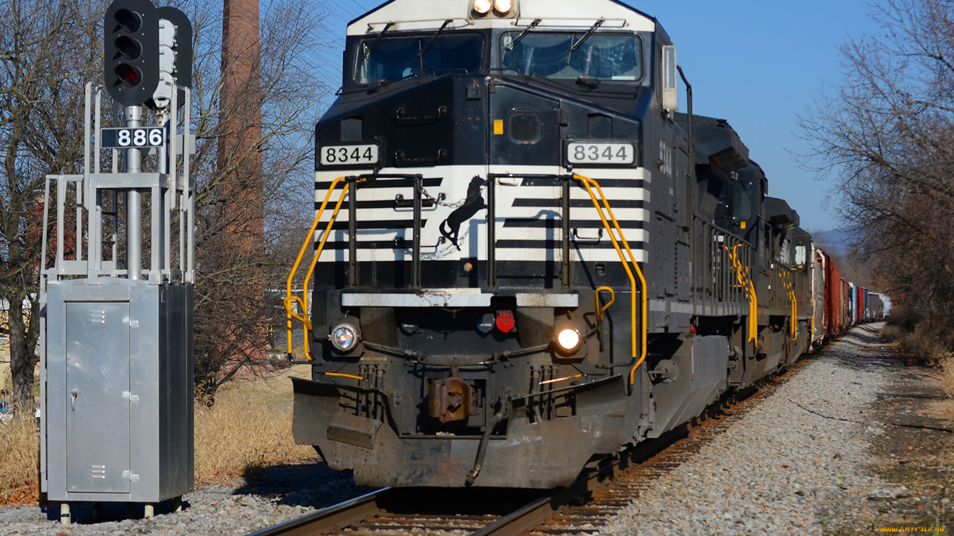 техника, поезда, железная, дорога, локомотив, состав