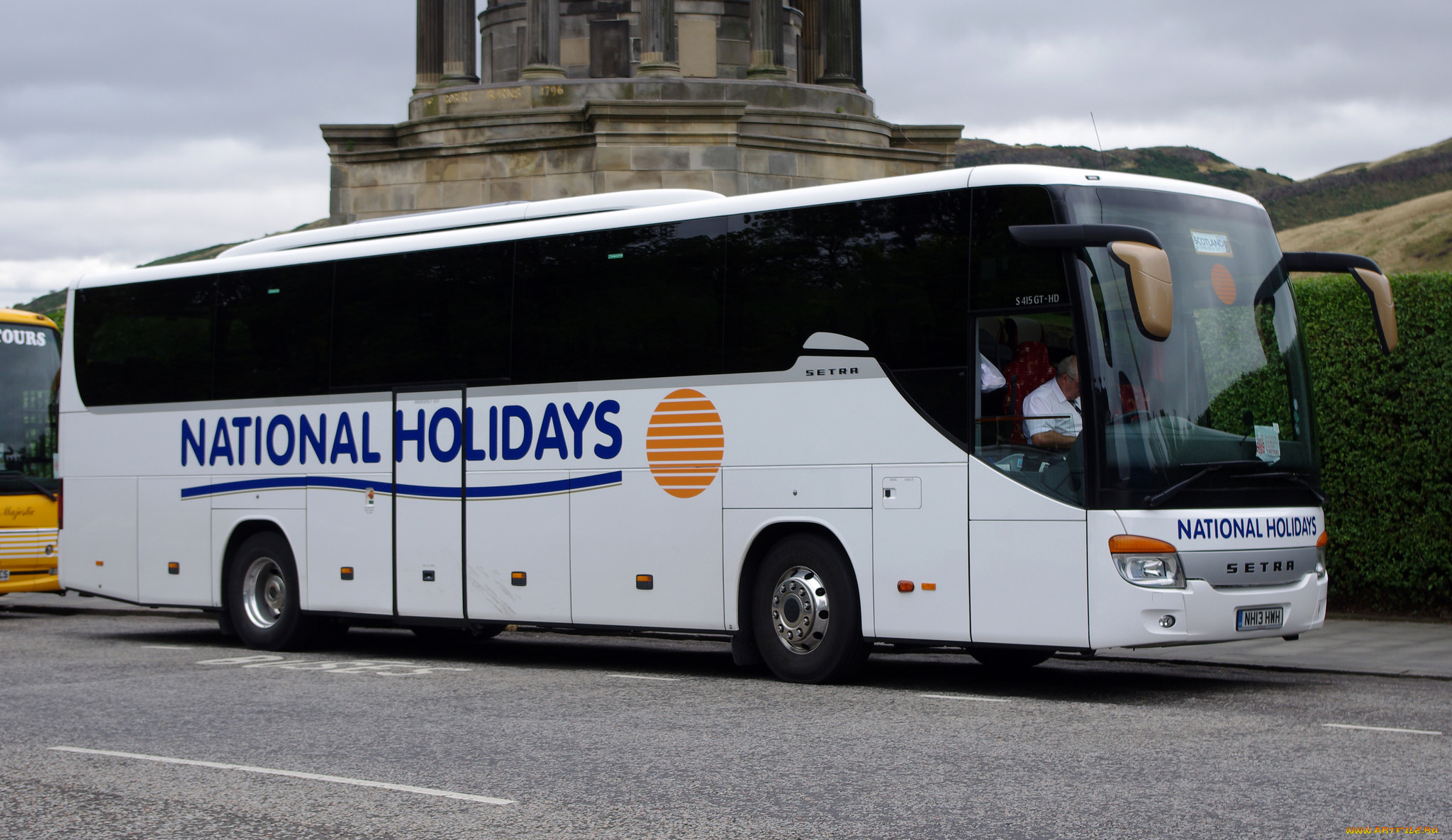 автомобили, автобусы, туристический, автобус