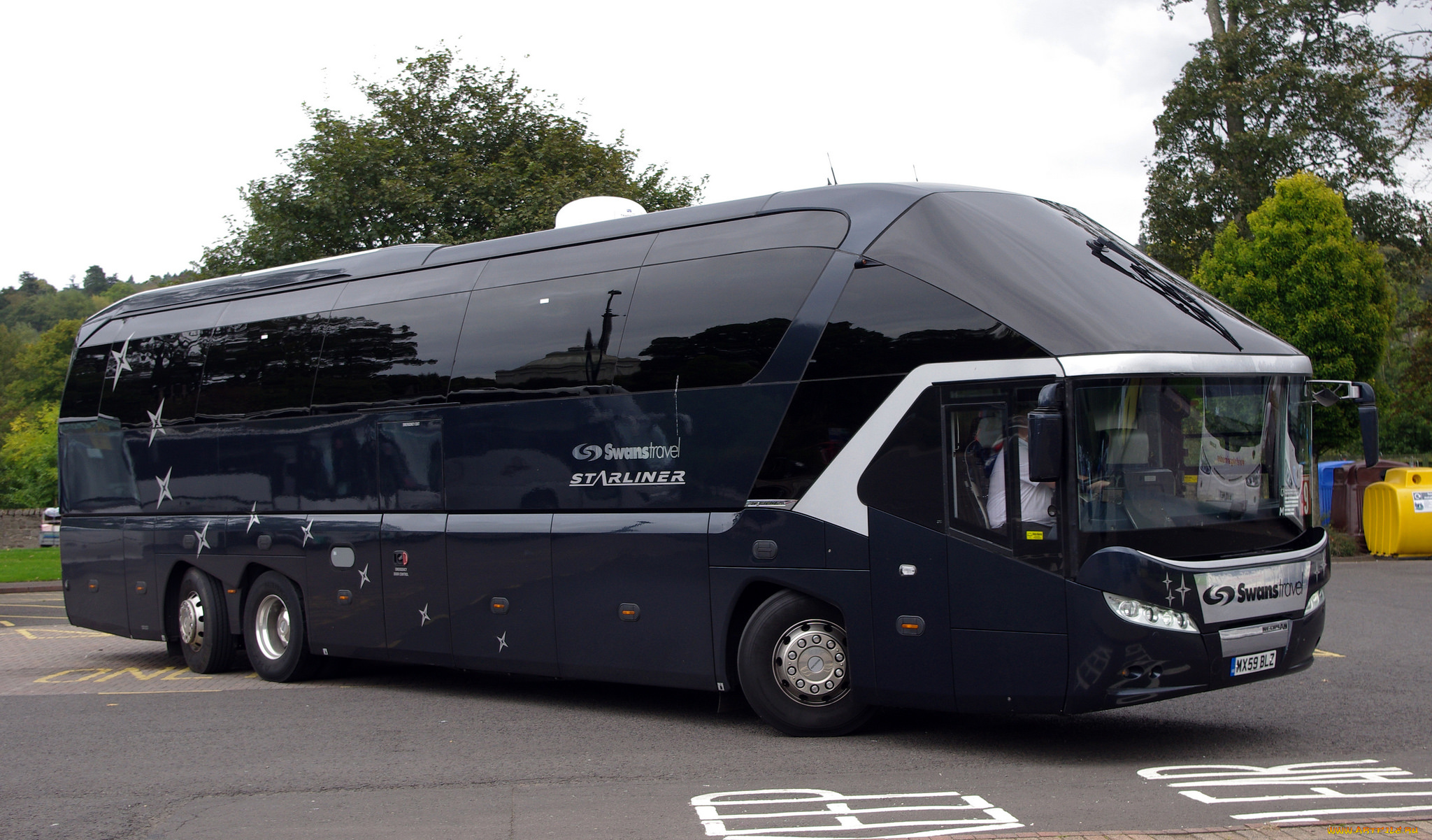 автомобили, автобусы, туристический, автобус