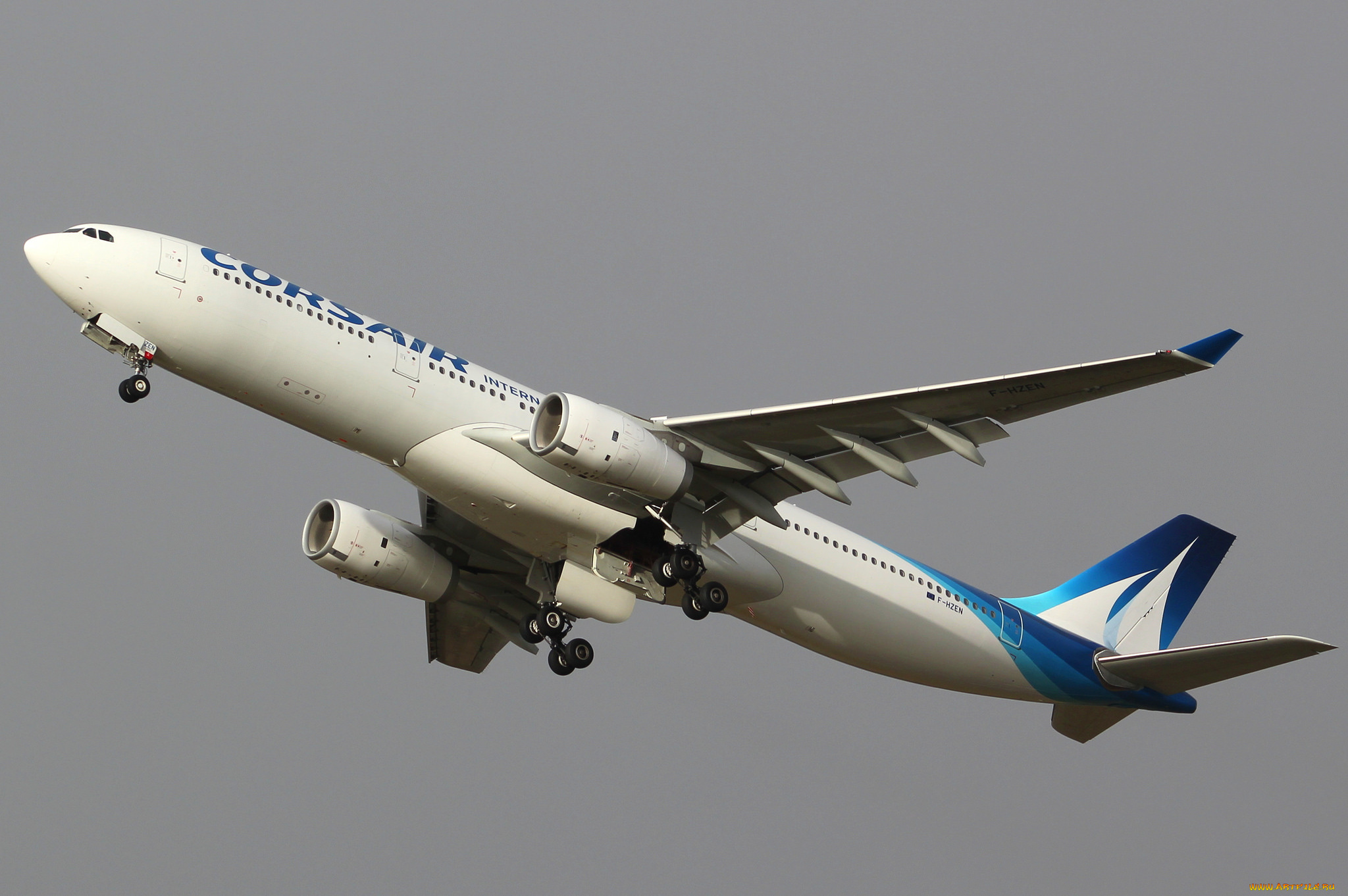 airbus, a330, corsair, international, авиация, пассажирские, самолёты, небо, полет, авиалайнер