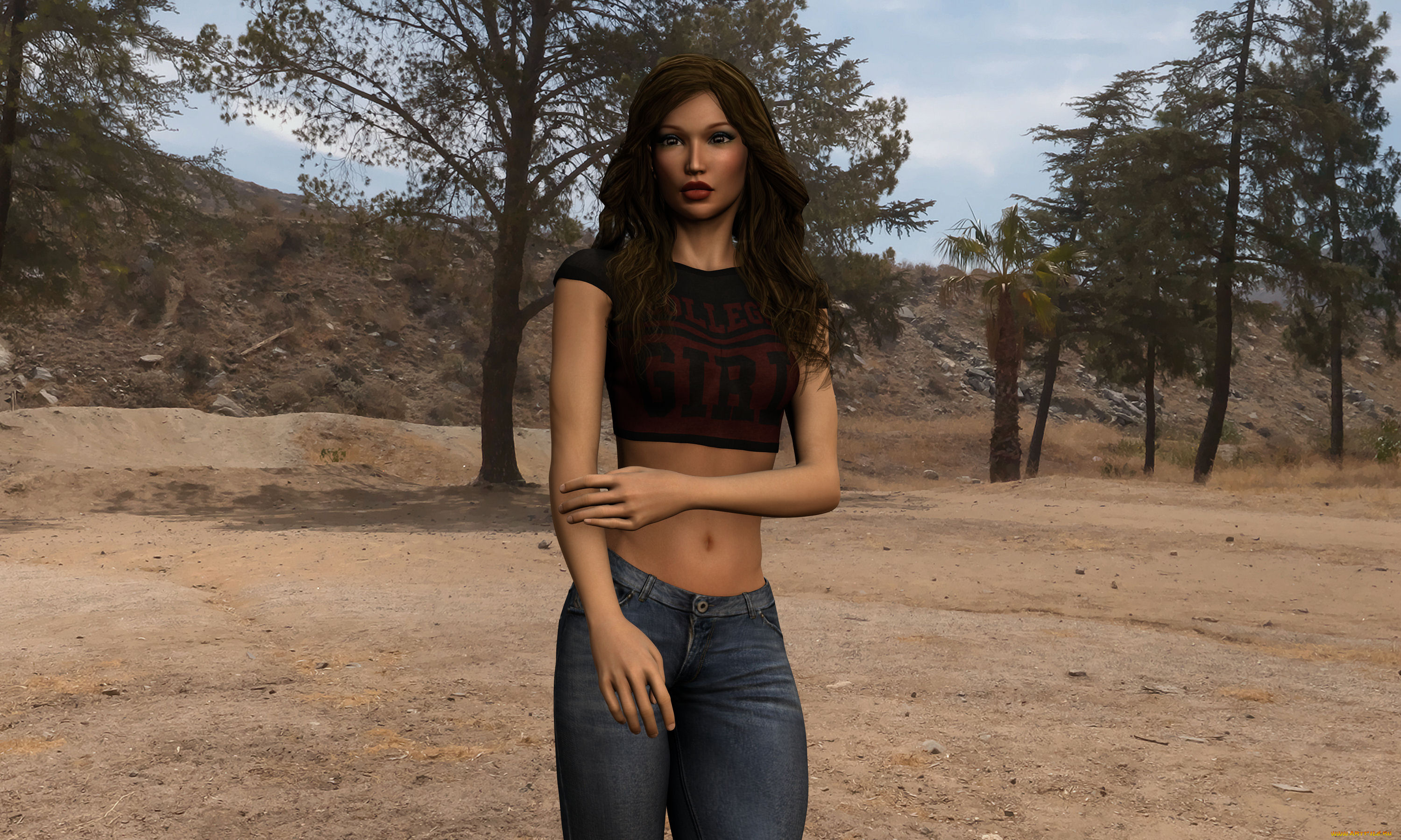 3д, графика, люди, , people, фон, взгляд, девушка