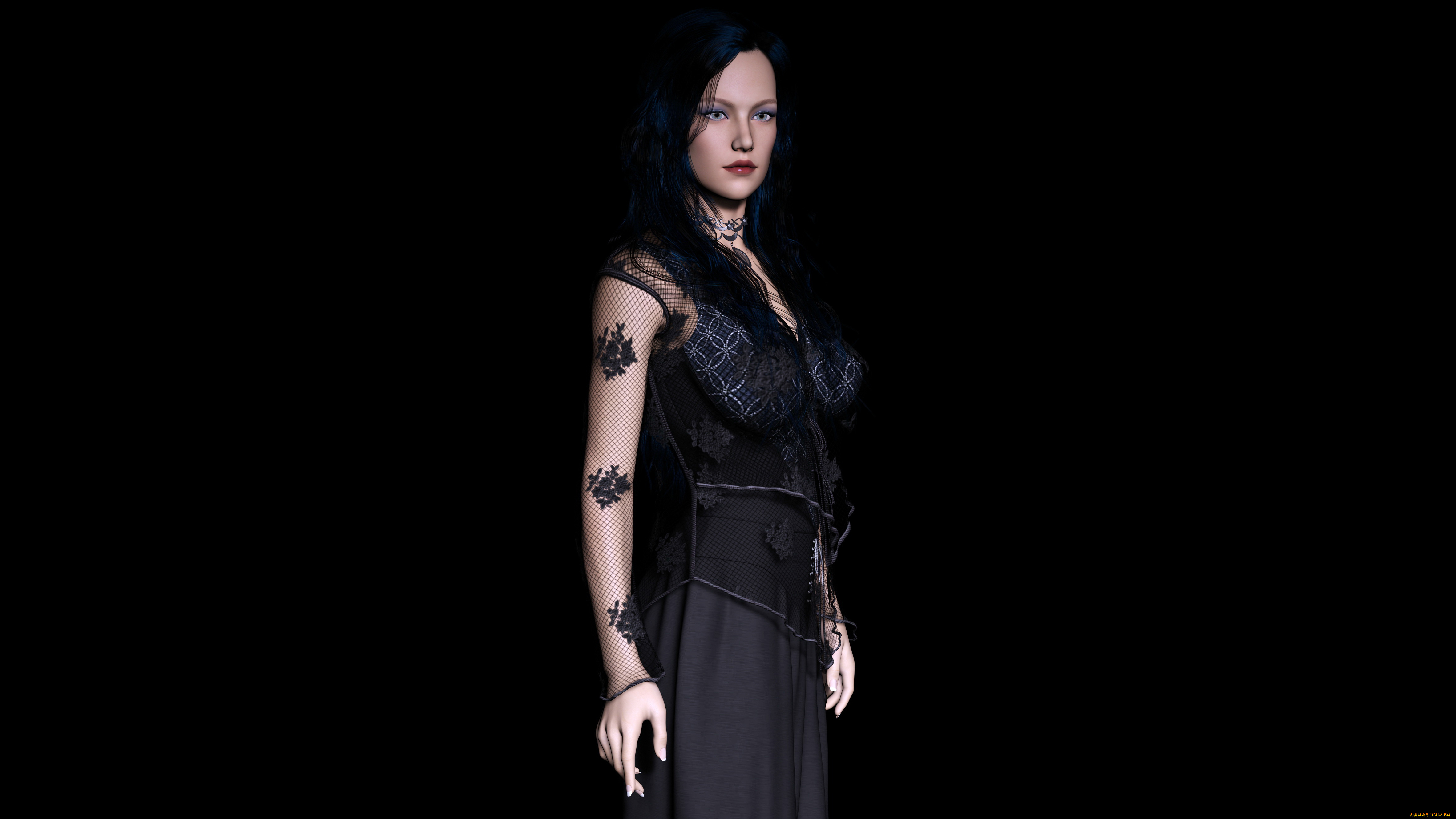 3д, графика, люди, , people, девушка, фон, взгляд