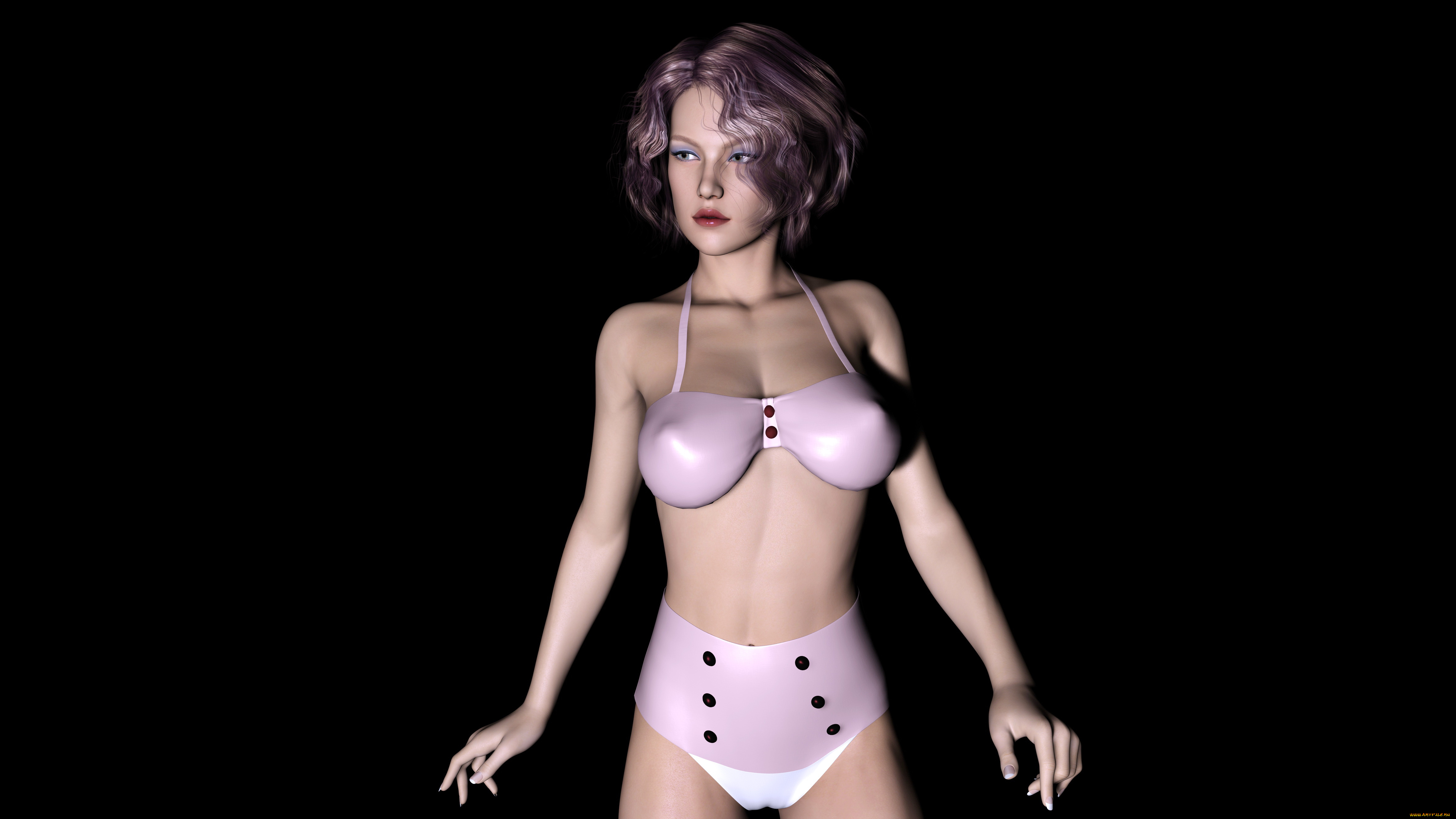 3д, графика, люди, , people, фон, взгляд, девушка