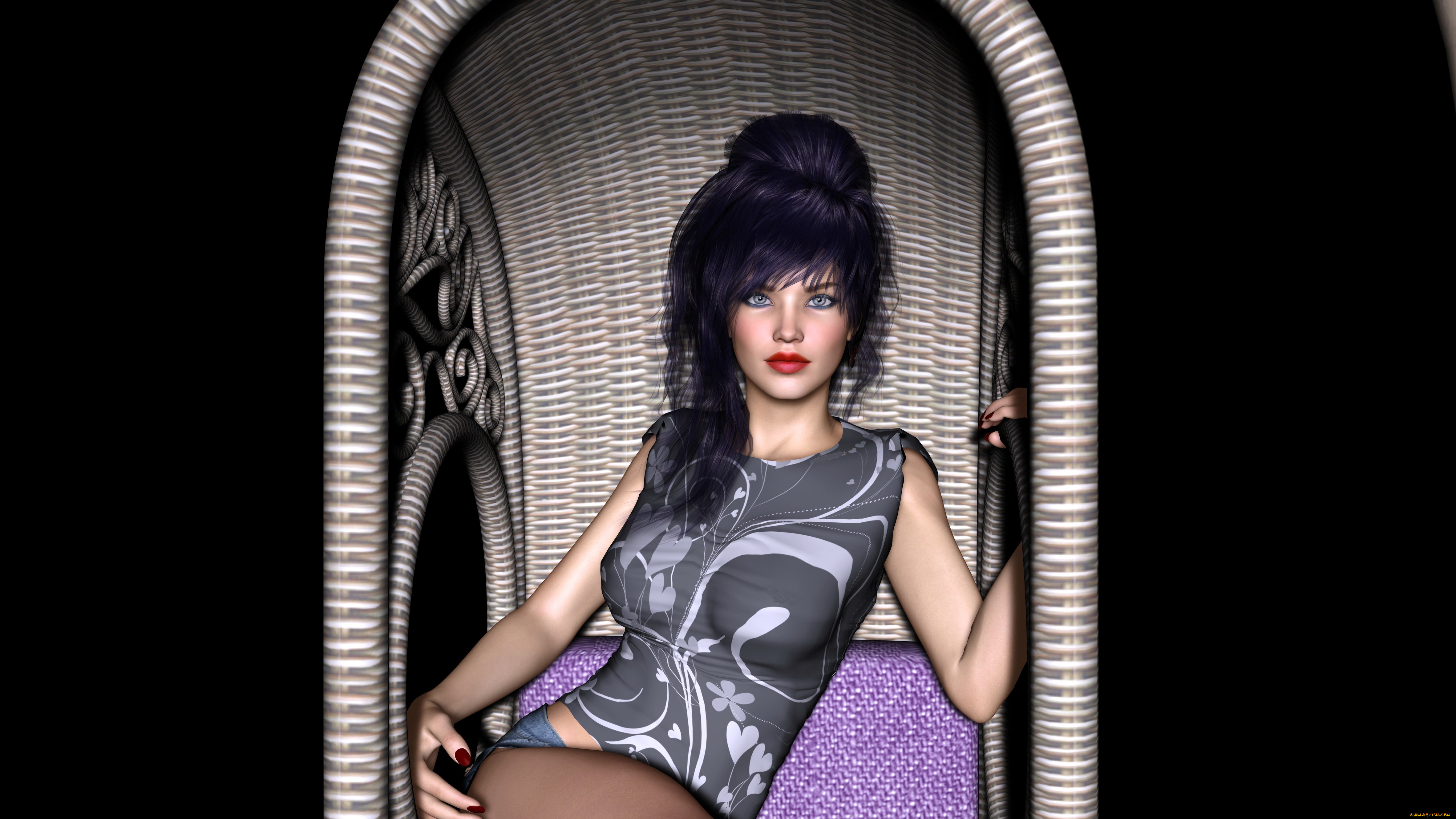 melanie, 3д, графика, люди, , people, фон, девушка, взгляд