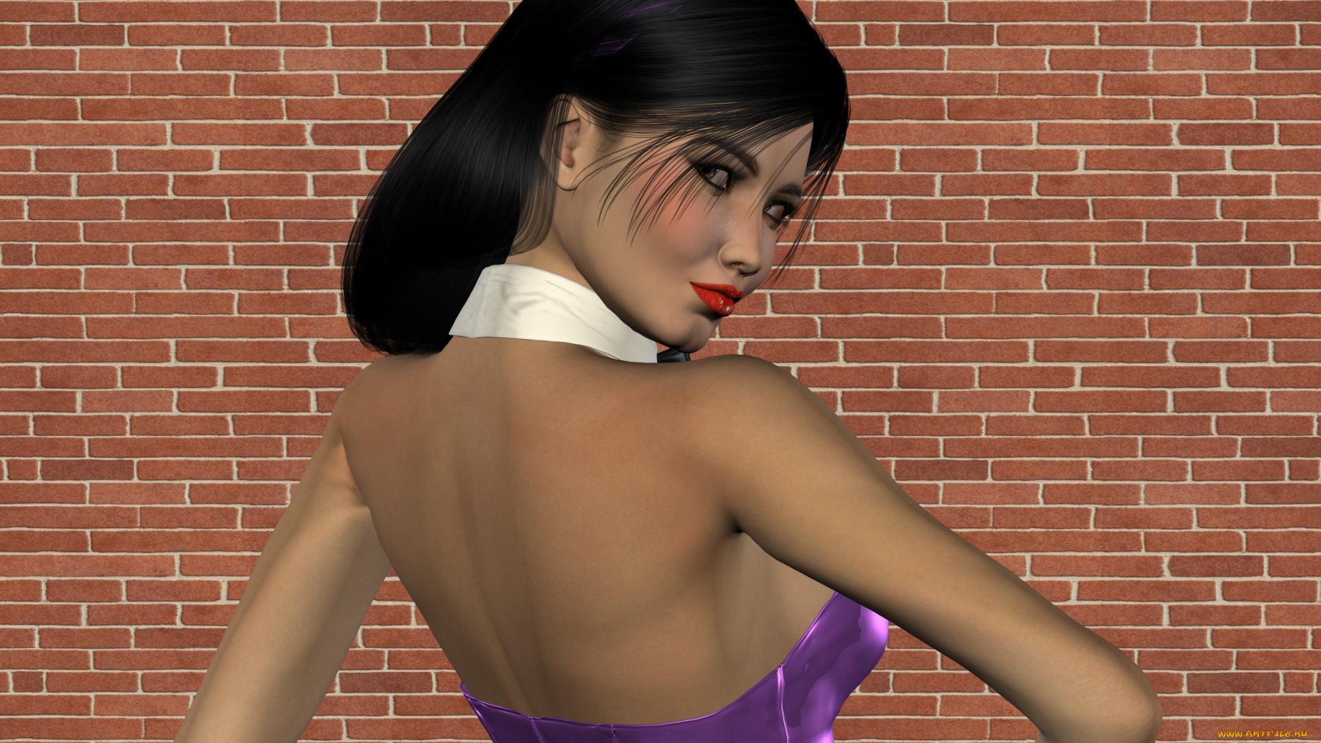 3д, графика, люди, , people, взгляд, фон, девушка