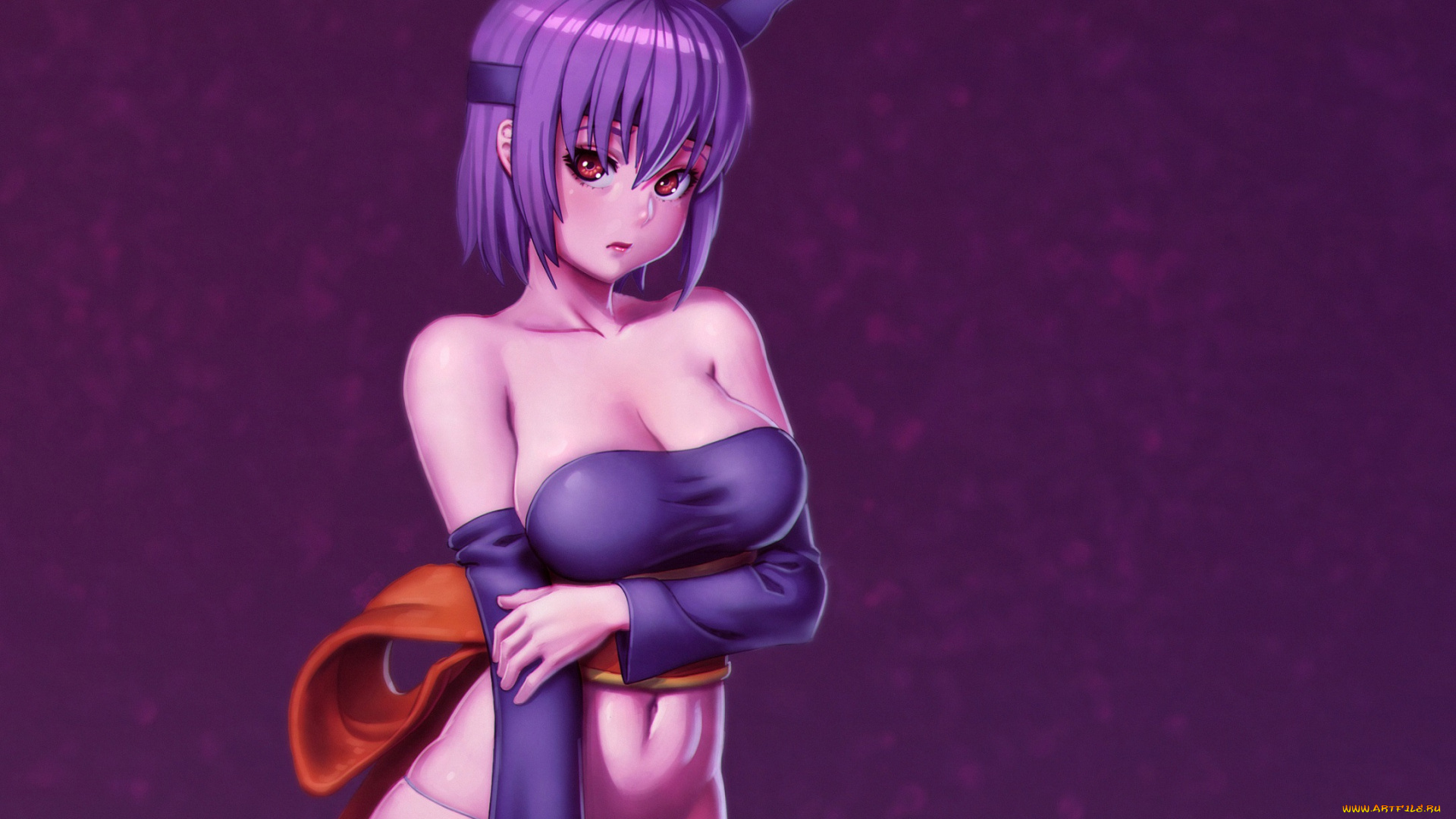 аниме, dead, or, alive, dead, or, alive, art, ayane, грудь, эротика, девушка