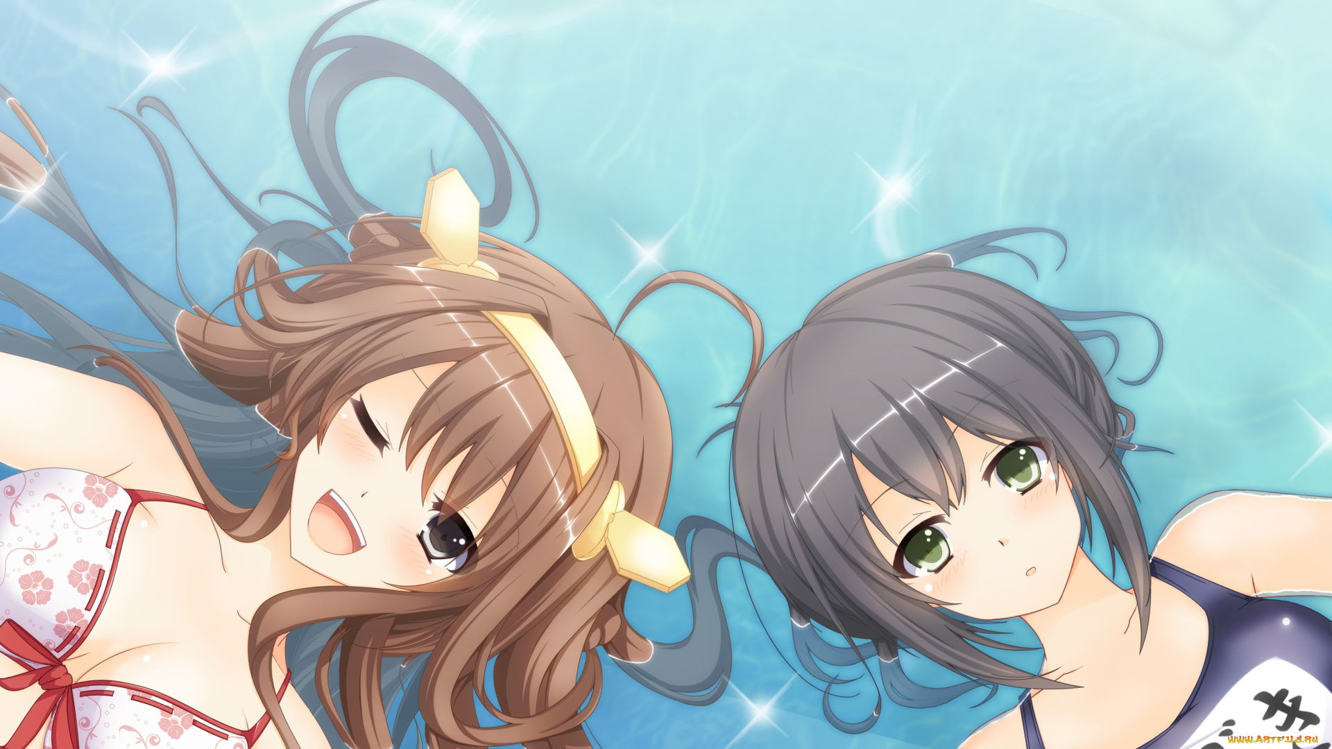 аниме, kantai, collection, kuruhoro, kongou, zuikaku, девочки, kantai, collection, арт, kancolle