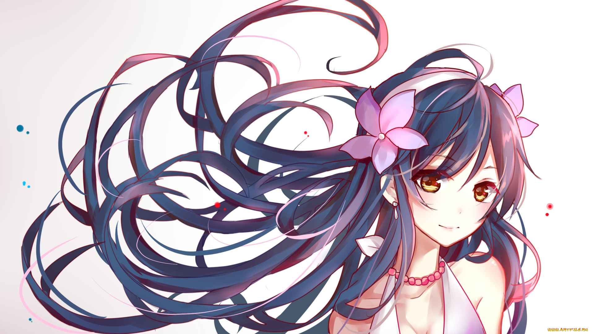аниме, love, live, , school, idol, project, волосы, взгляд, девочка, арт, akira, ying, love, live, school, idol, project, sonoda, umi