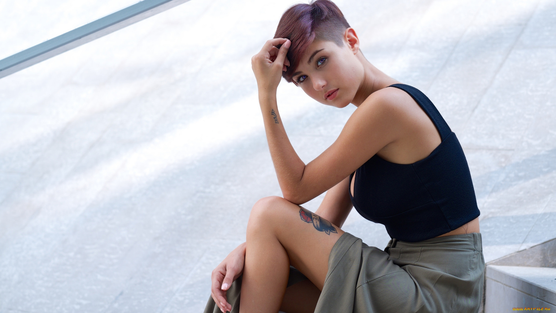 девушки, -unsort, , брюнетки, , шатенки, взгляд, лицо, жест, giorgia, soleri, тату