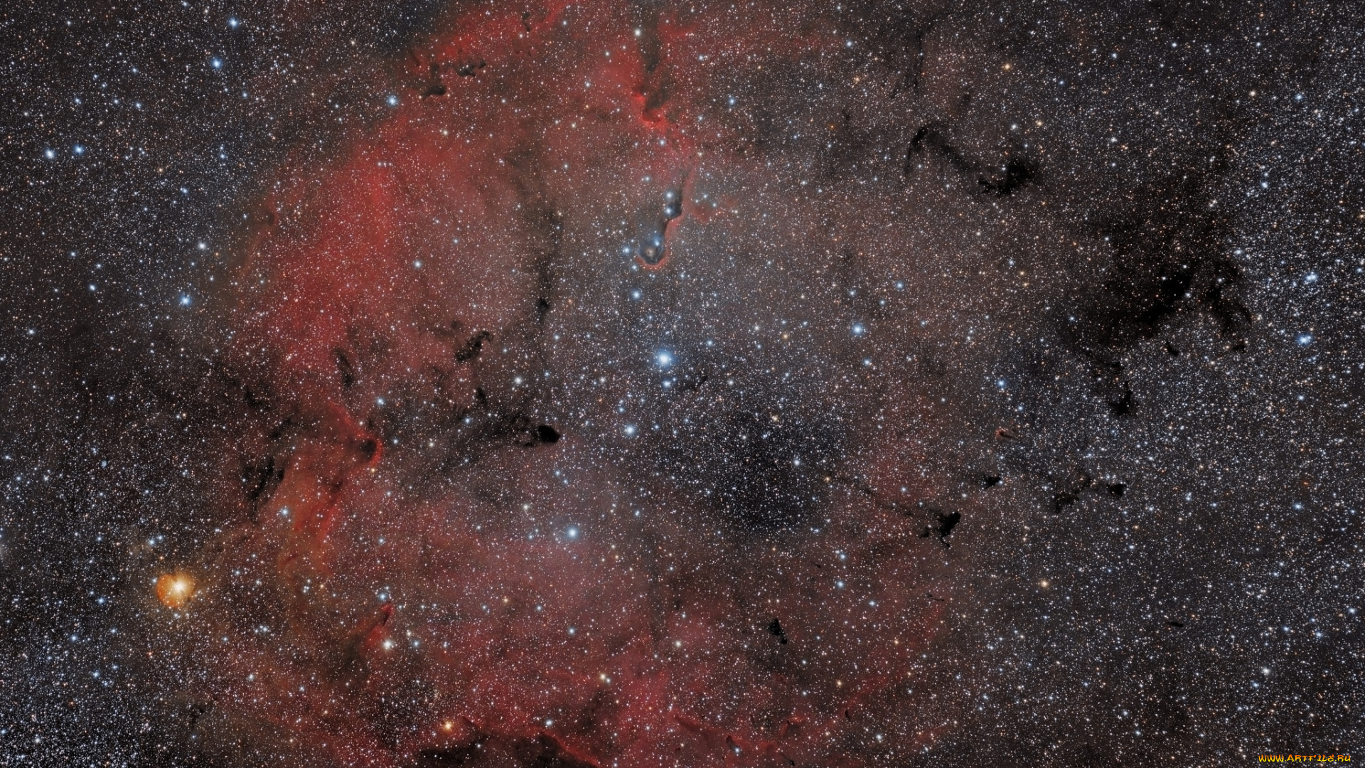 космос, галактики, туманности, туманность
