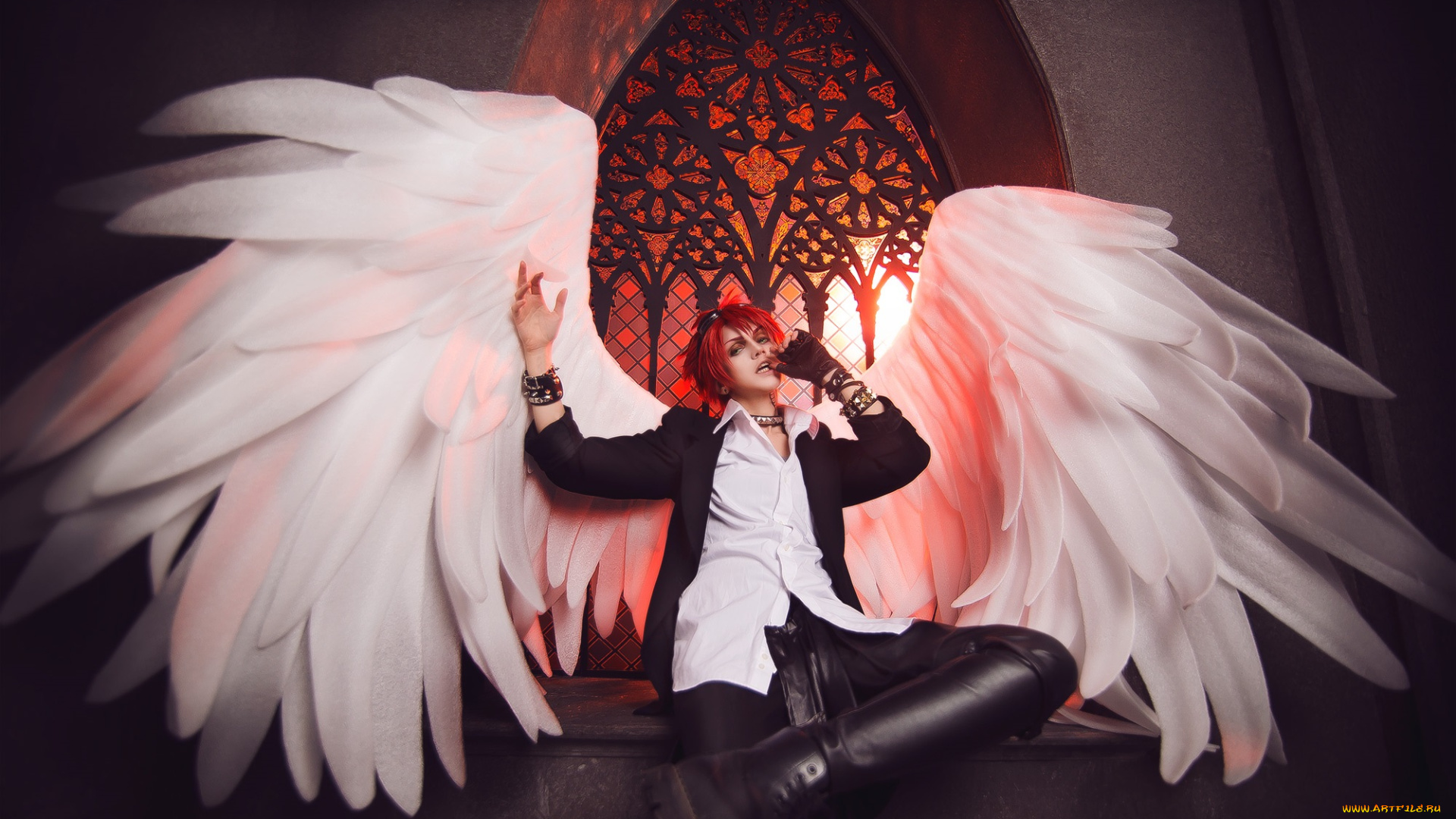 разное, cosplay, , косплей, арт, парень, ангел