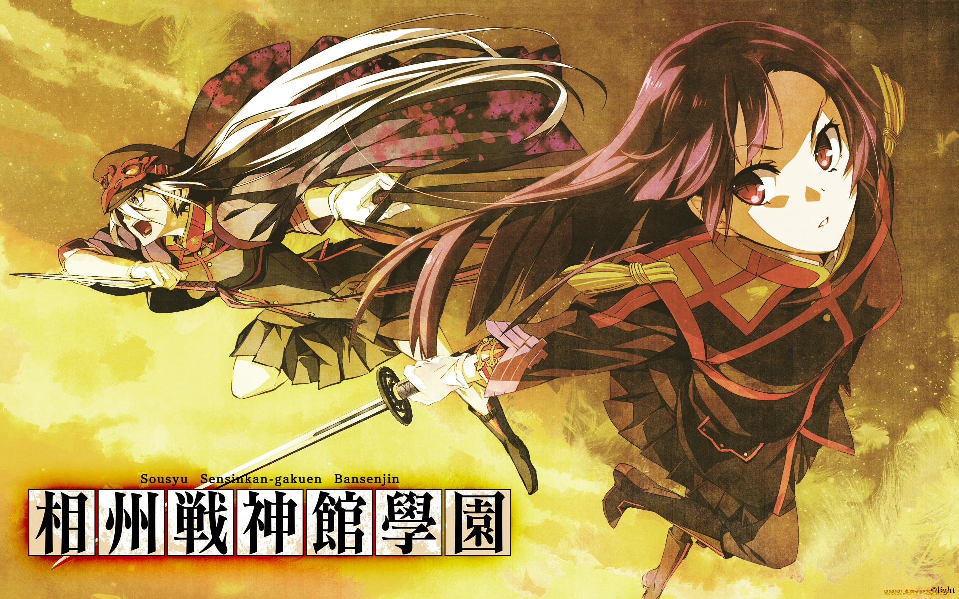 аниме, soushuu, senshinkan, gakuen, hachimyoujin, sousyu, sensinkan-gakuen, bansenjin, арт, g-yuusuke, sera, mizuki, ishigami, shizuno, девушки