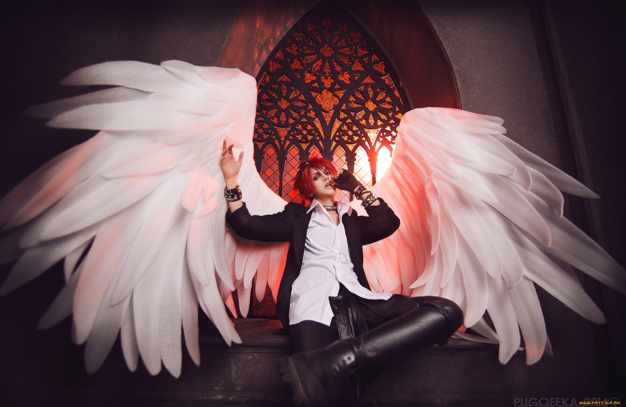 разное, cosplay, , косплей, арт, парень, ангел