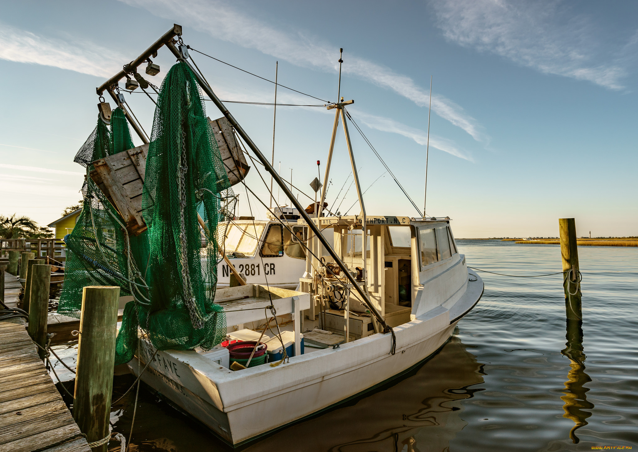 корабли, другое, рыболов