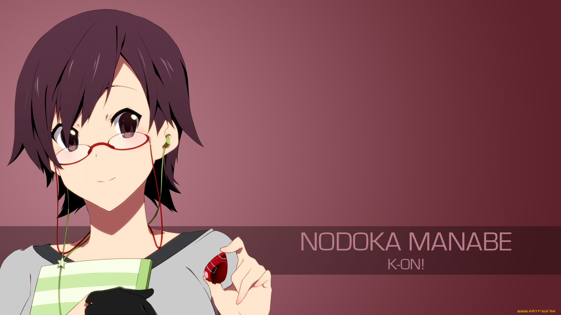 аниме, k-on, фон, взгляд, девушка