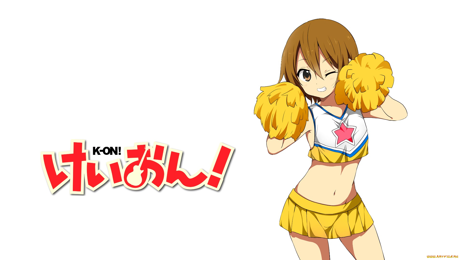 аниме, k-on, фон, взгляд, девушки