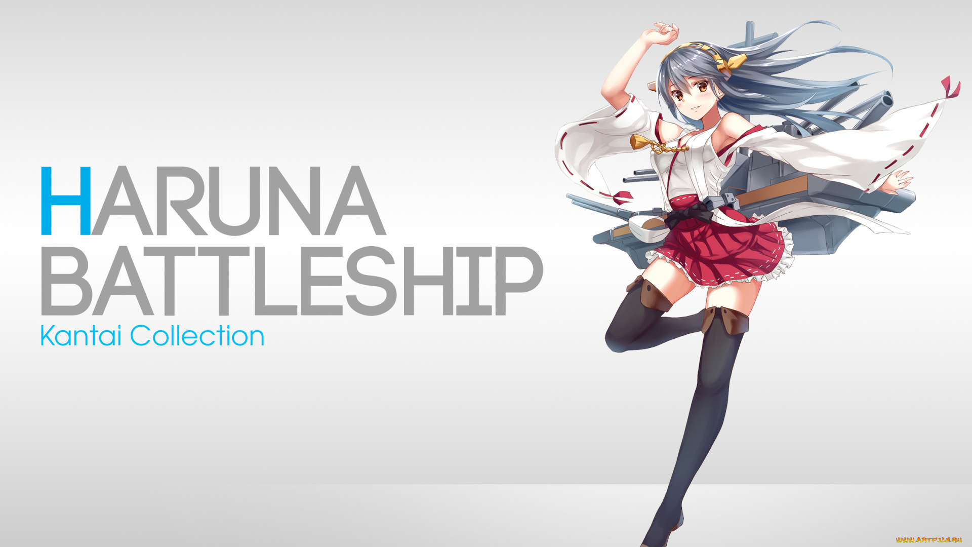 аниме, kantai, collection, девушка, фон, взгляд