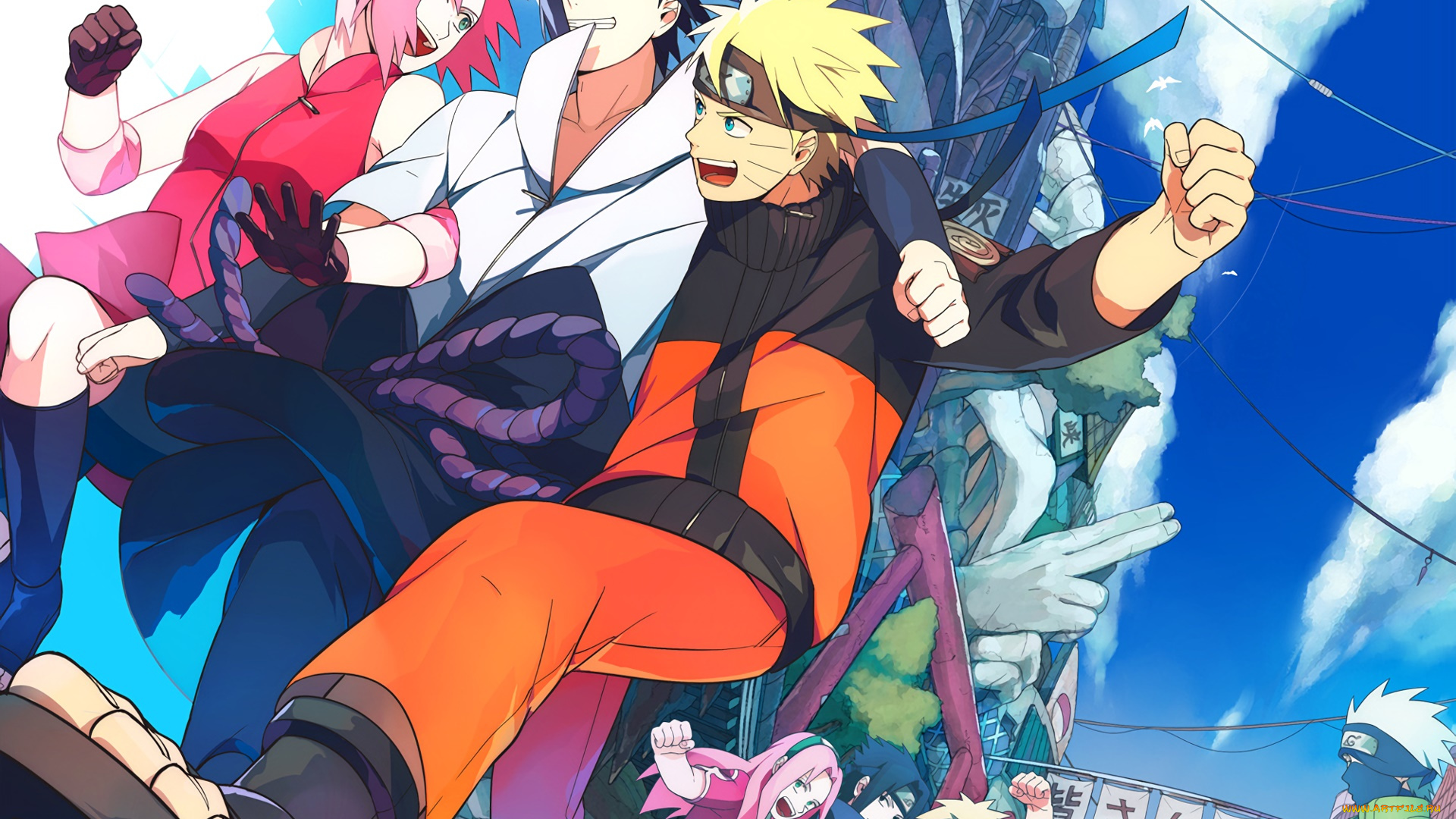 аниме, naruto, персонажи