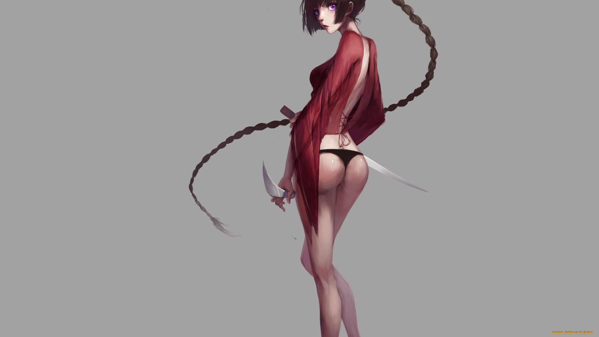 аниме, оружие, , техника, , технологии, фон, арт, девушка