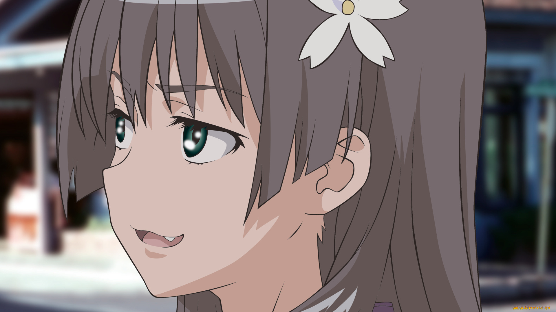 аниме, toaru, majutsu, no, index, взгляд, девушка, фон