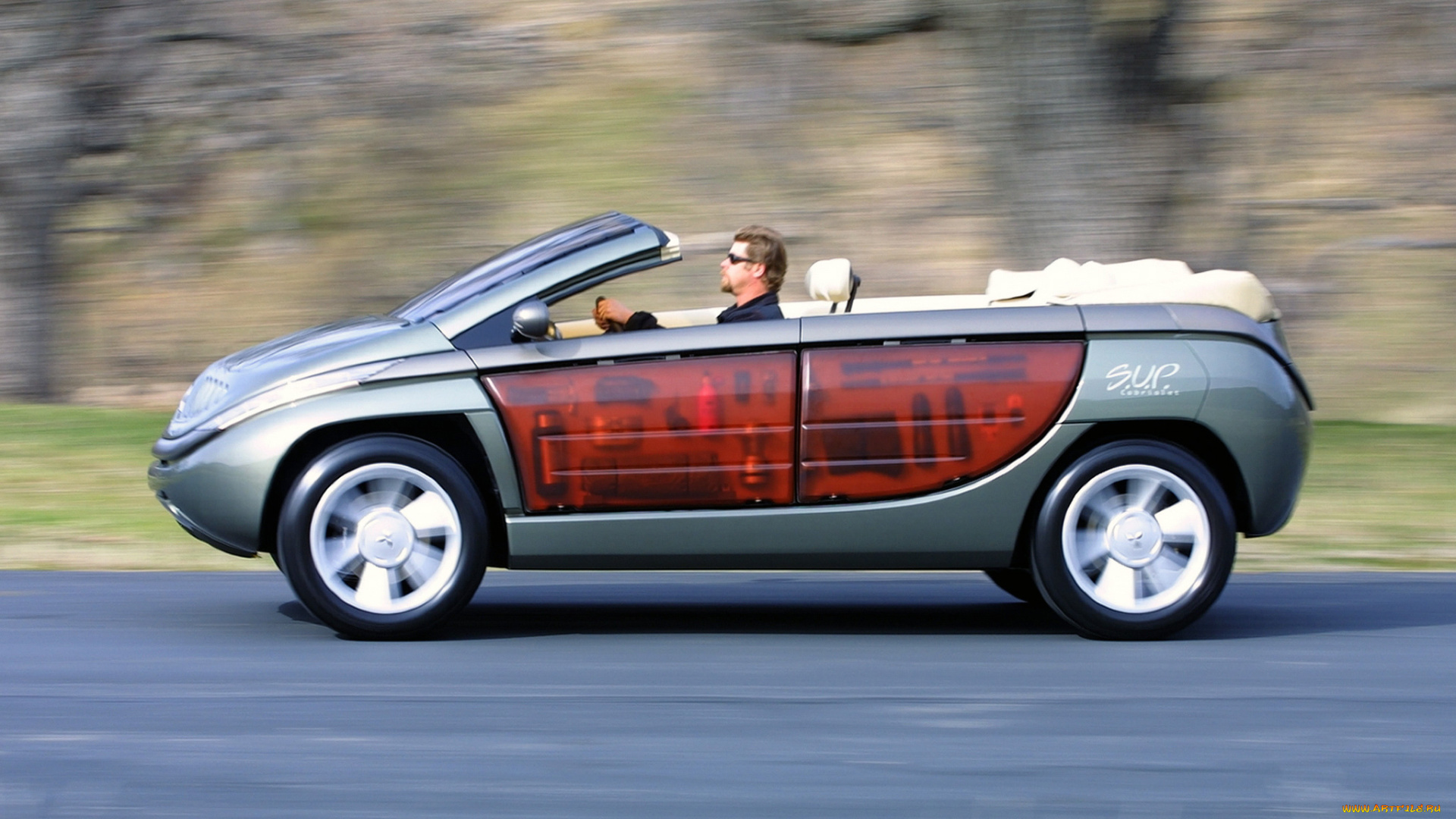 mitsubishi, s, u, p, concept, 2001, автомобили, mitsubishi, s, u, p, concept, 2001