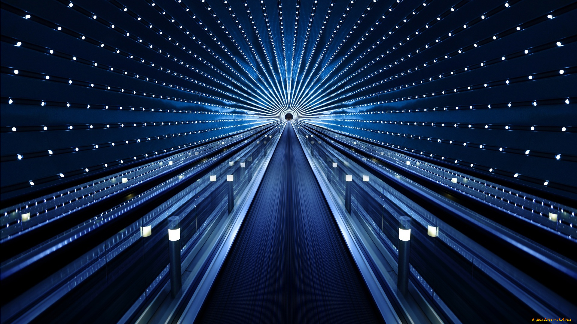 разное, транспортные, средства, и, магистрали, огни, свет, тоннель, движение