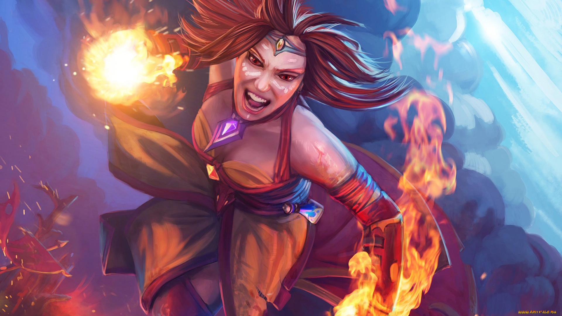 видео, игры, dota, 2, онлайн, ролевая, 2, dota