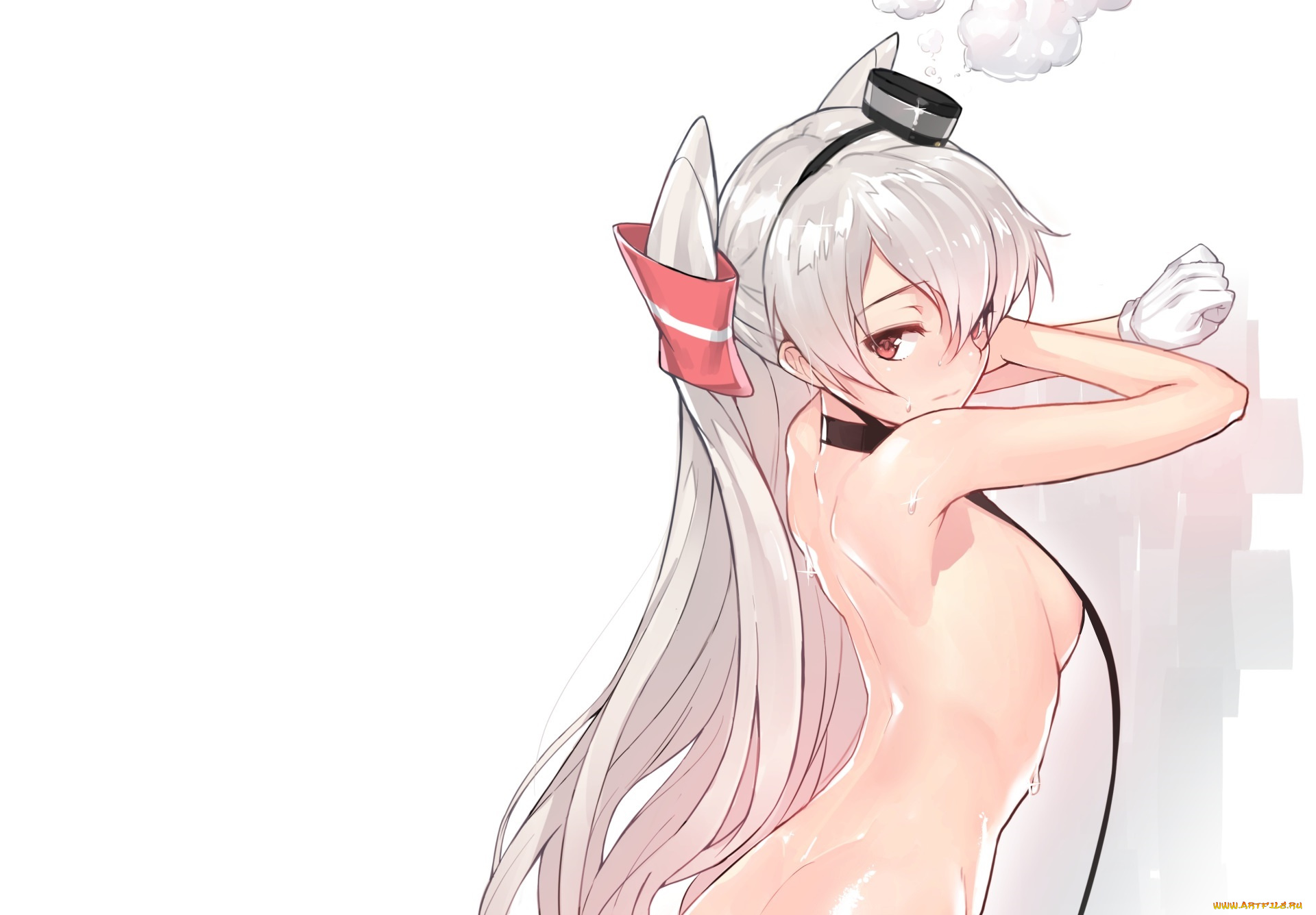 аниме, kantai, collection, amatsukaze